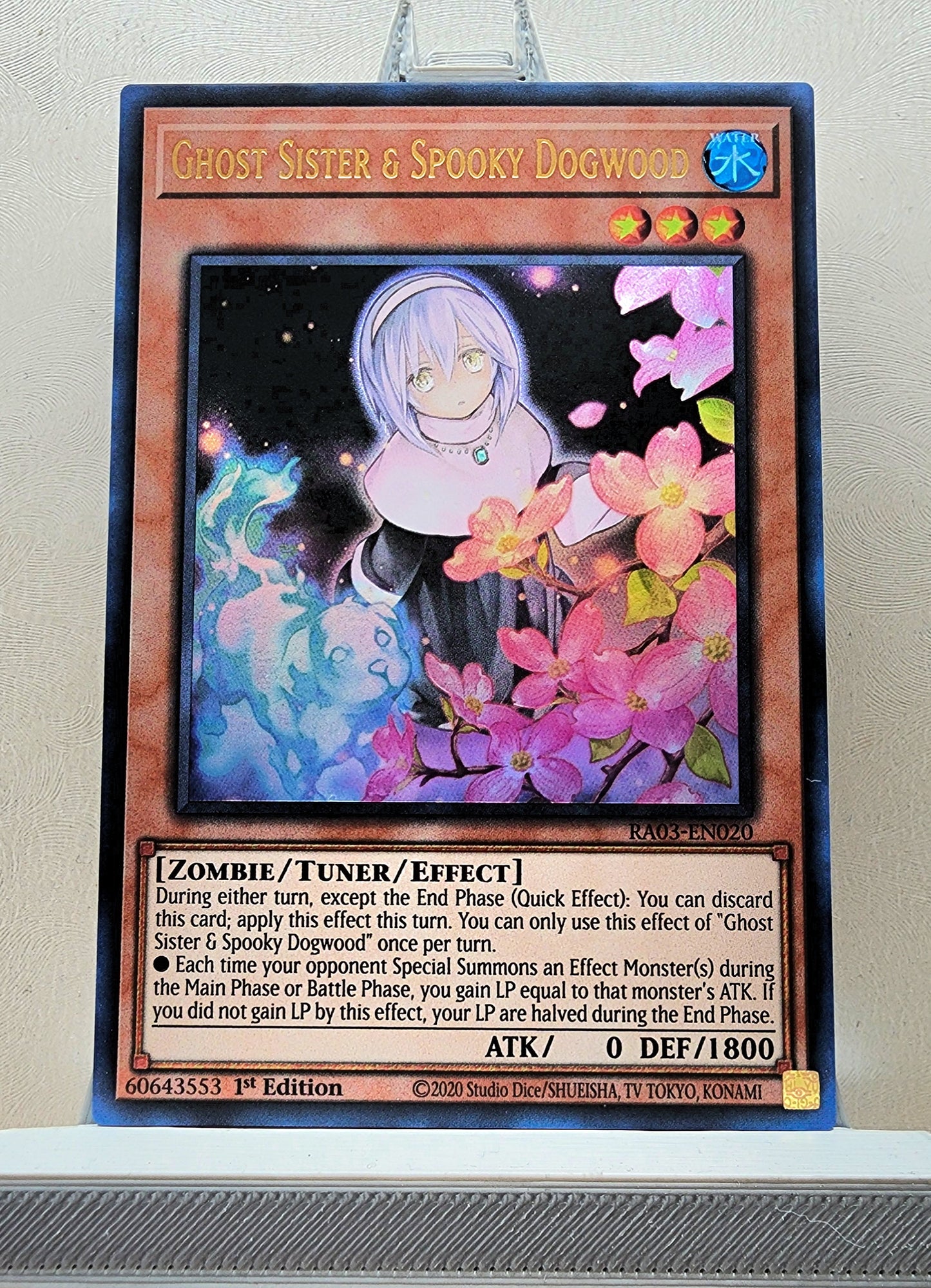 Yugioh! 1x Ghost Sister & Spooky Dogwood Alt Art (RA03 - Ultra Rare) 1st Edition