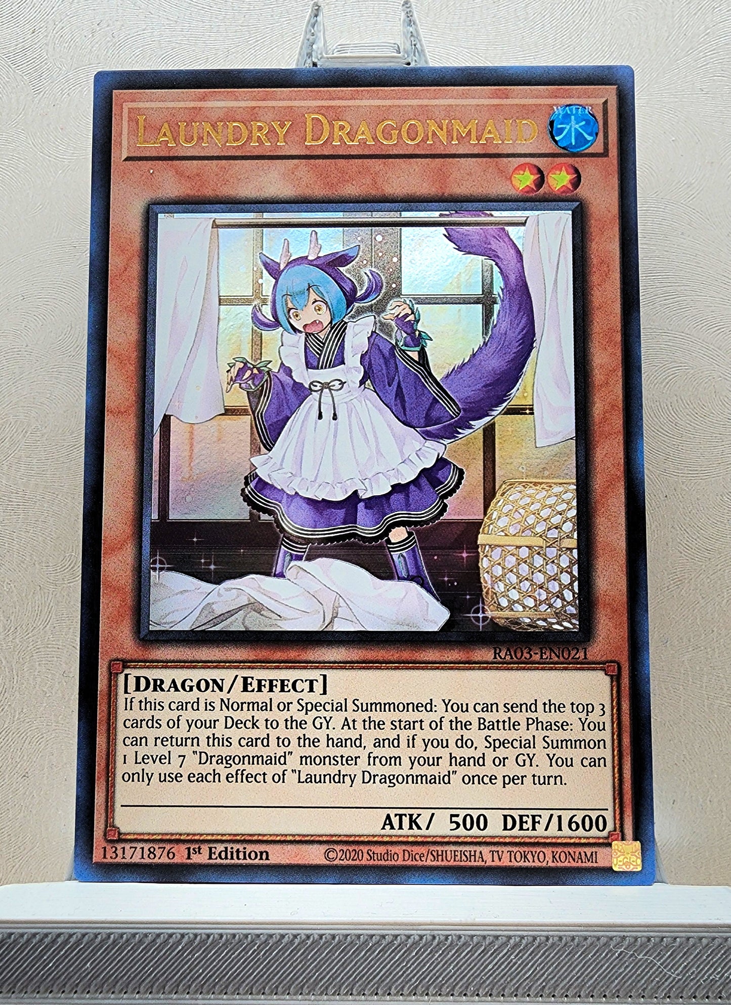 Yugioh! 1x Laundry Dragonmaid (RA03 - Ultra Rare) 1st Edition