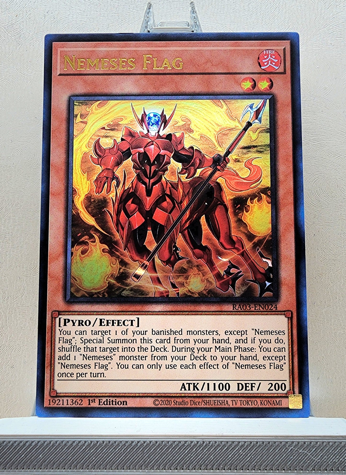 Yugioh! 1x Nemeses Flag (RA03 - Ultra Rare) 1st Edition