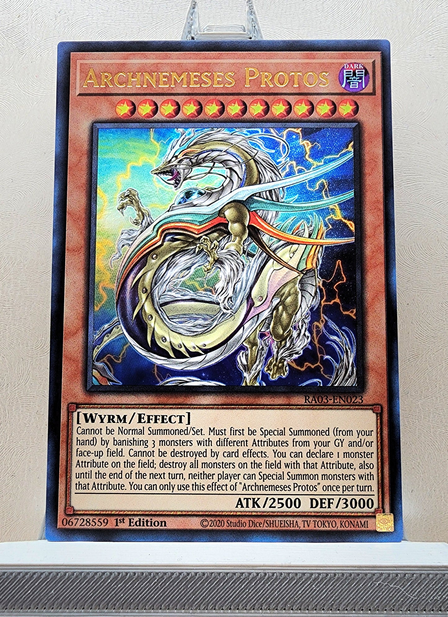Yugioh! 1x Archnemeses Protos (RA03 - Ultra Rare) 1st Edition