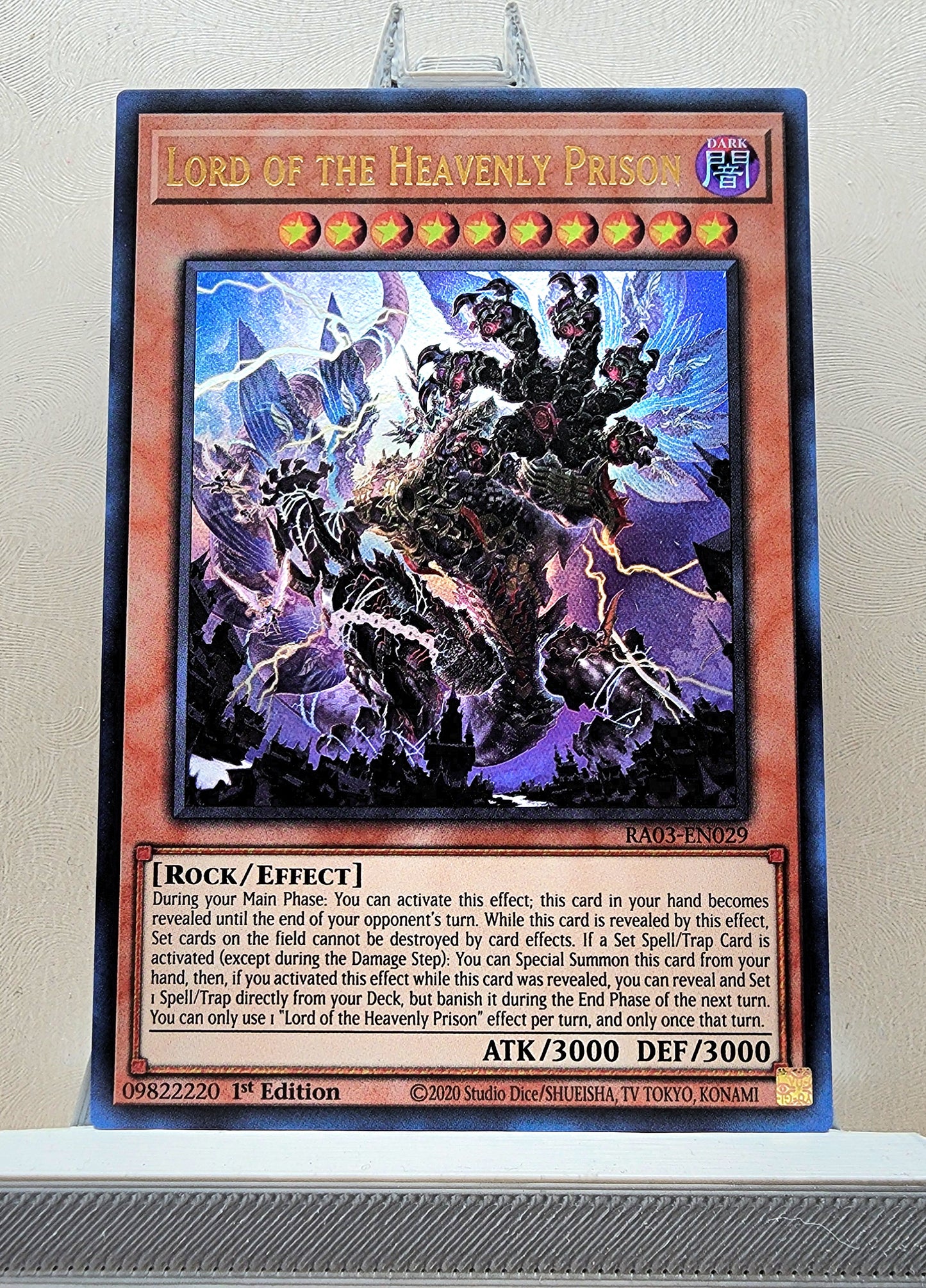 Yugioh! 1x Lord of the Heavenly Prison (RA03 - Ultra Rare) 1st Edition