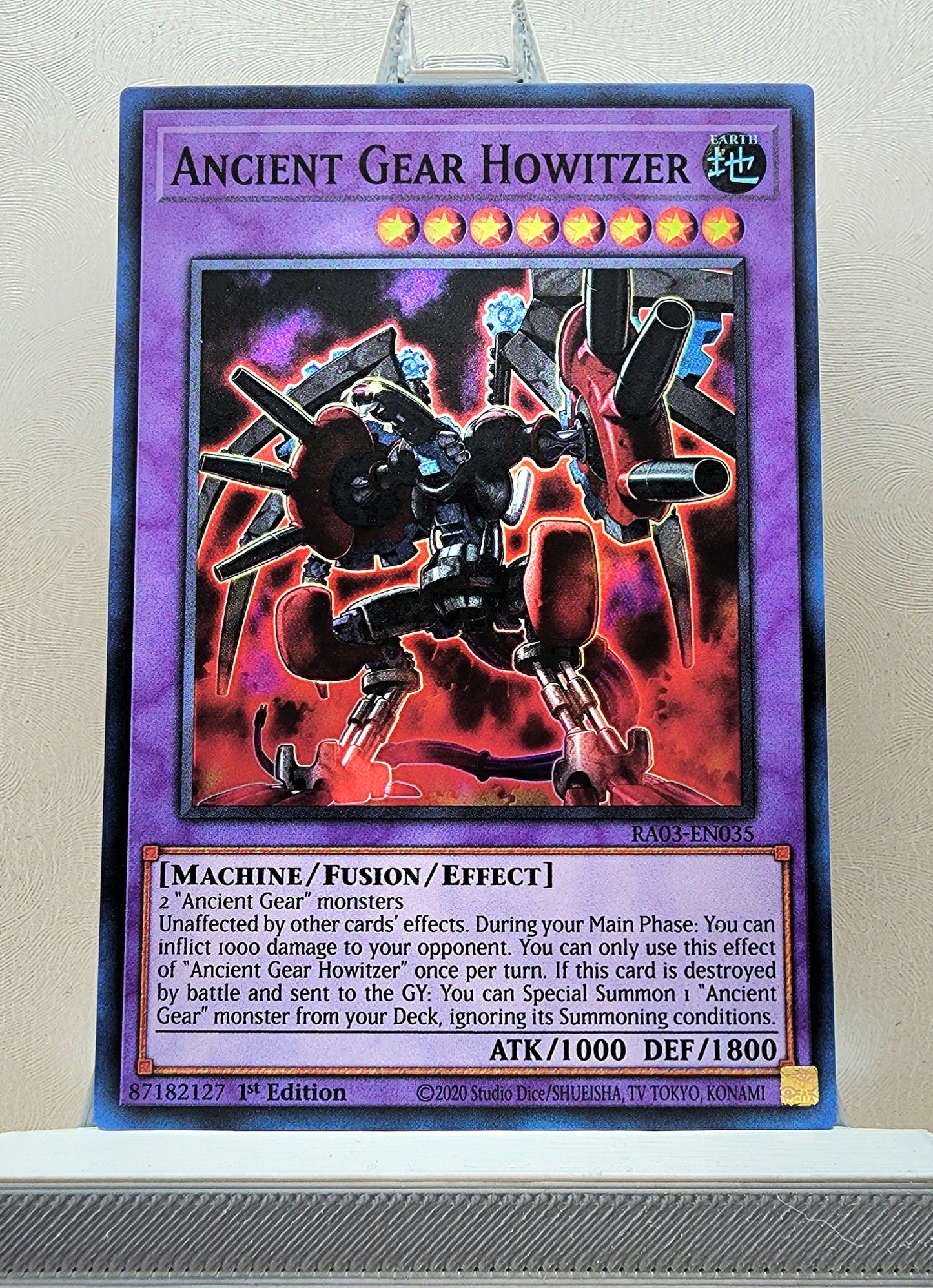 Yugioh! 1x Ancient Gear Howitzer (RA03 - Super Rare) 1st Edition