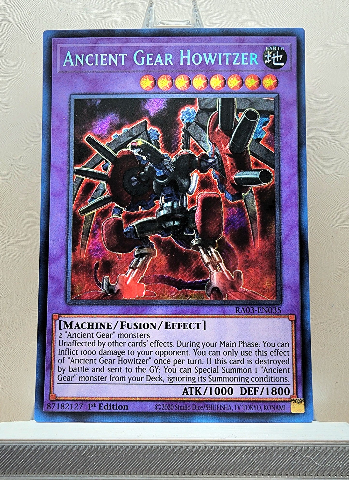 Yugioh! 1x Ancient Gear Howitzer (RA03 - Secret Rare) 1st Edition