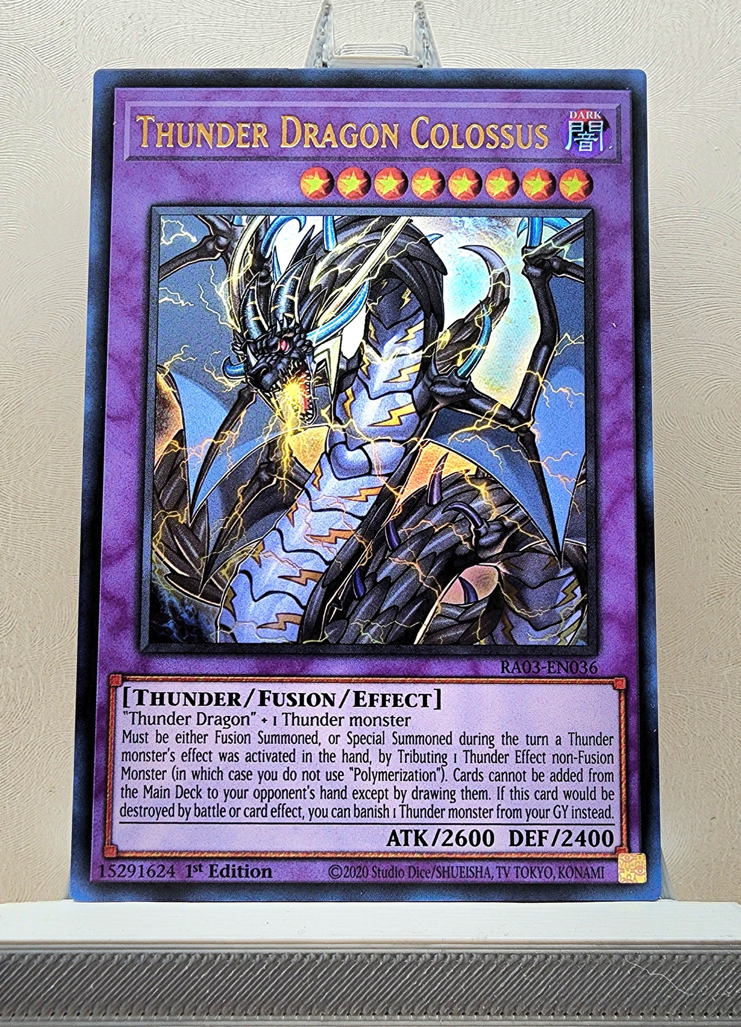 Yugioh! 1x Thunder Dragon Colossus (RA03 - Ultra Rare) 1st Edition