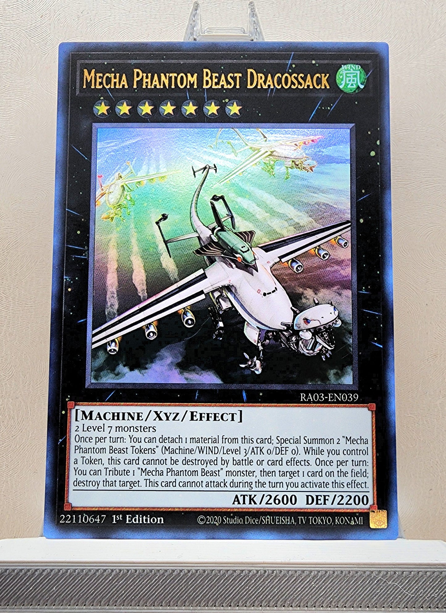 Yugioh! 1x Mecha Phantom Beast Dracossack (RA03 - Ultra Rare) 1st Edition