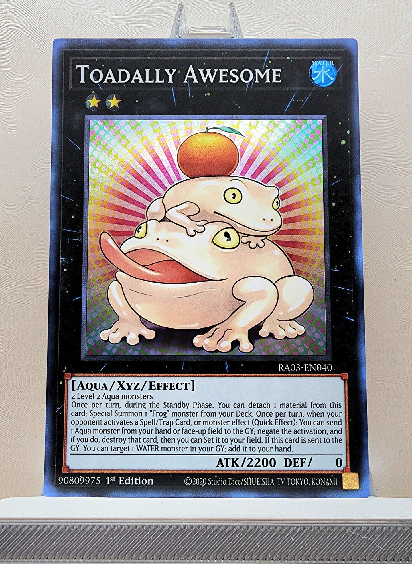 Yugioh! 1x Toadally Awesome (RA03 - Super Rare) 1st Edition