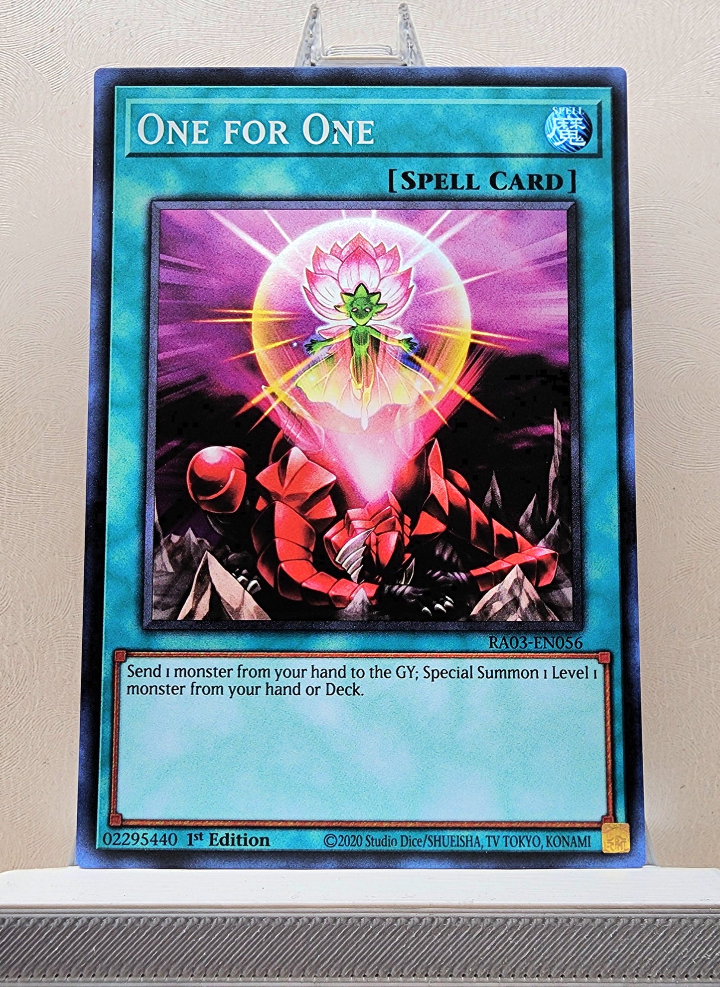 Yugioh! 1x One for One AA (RA03 - Super Rare) 1st Edition