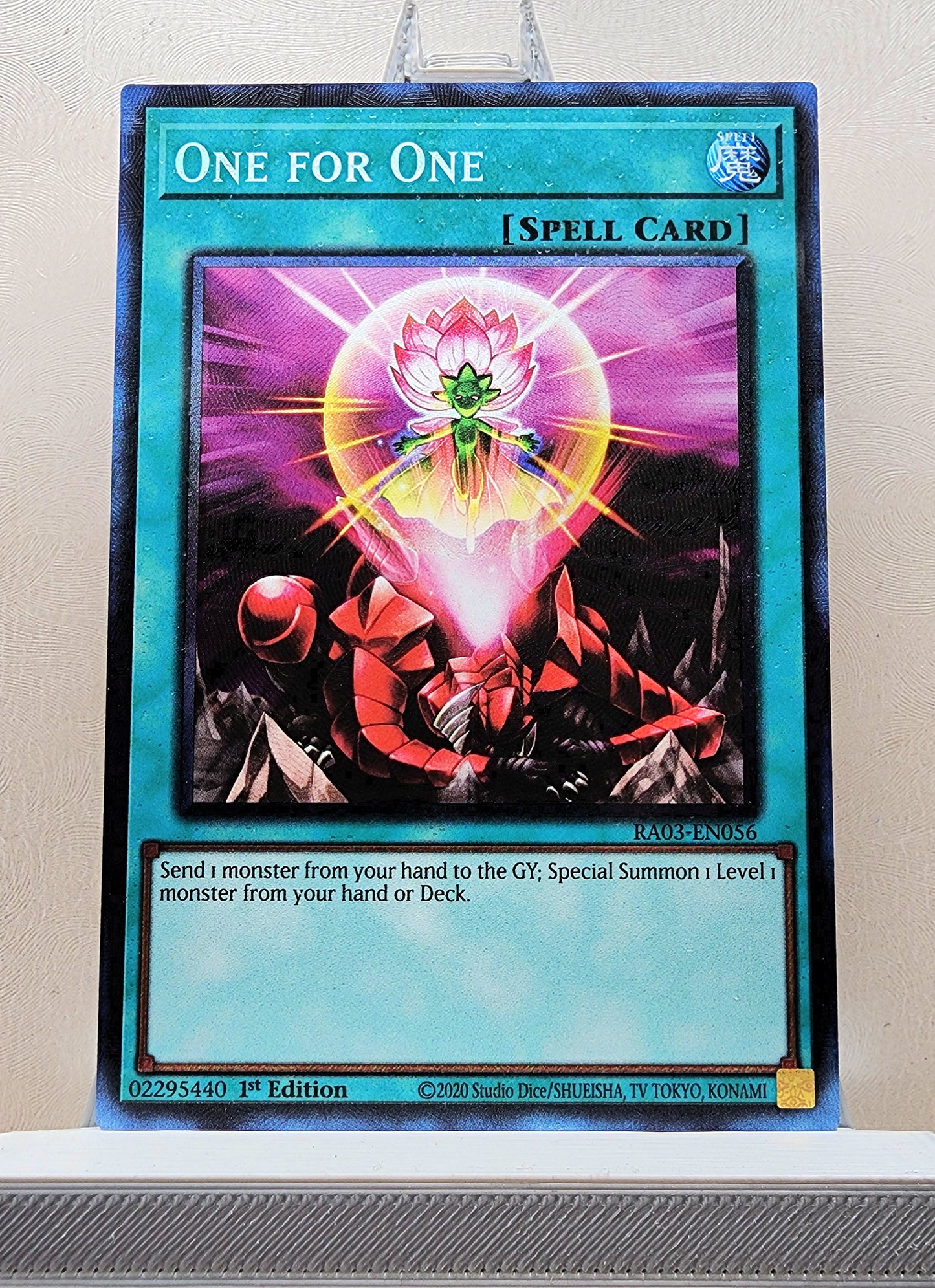 Yugioh! 1x One for One AA (RA03 - Prismatic Collectors Rare) 1st Edition