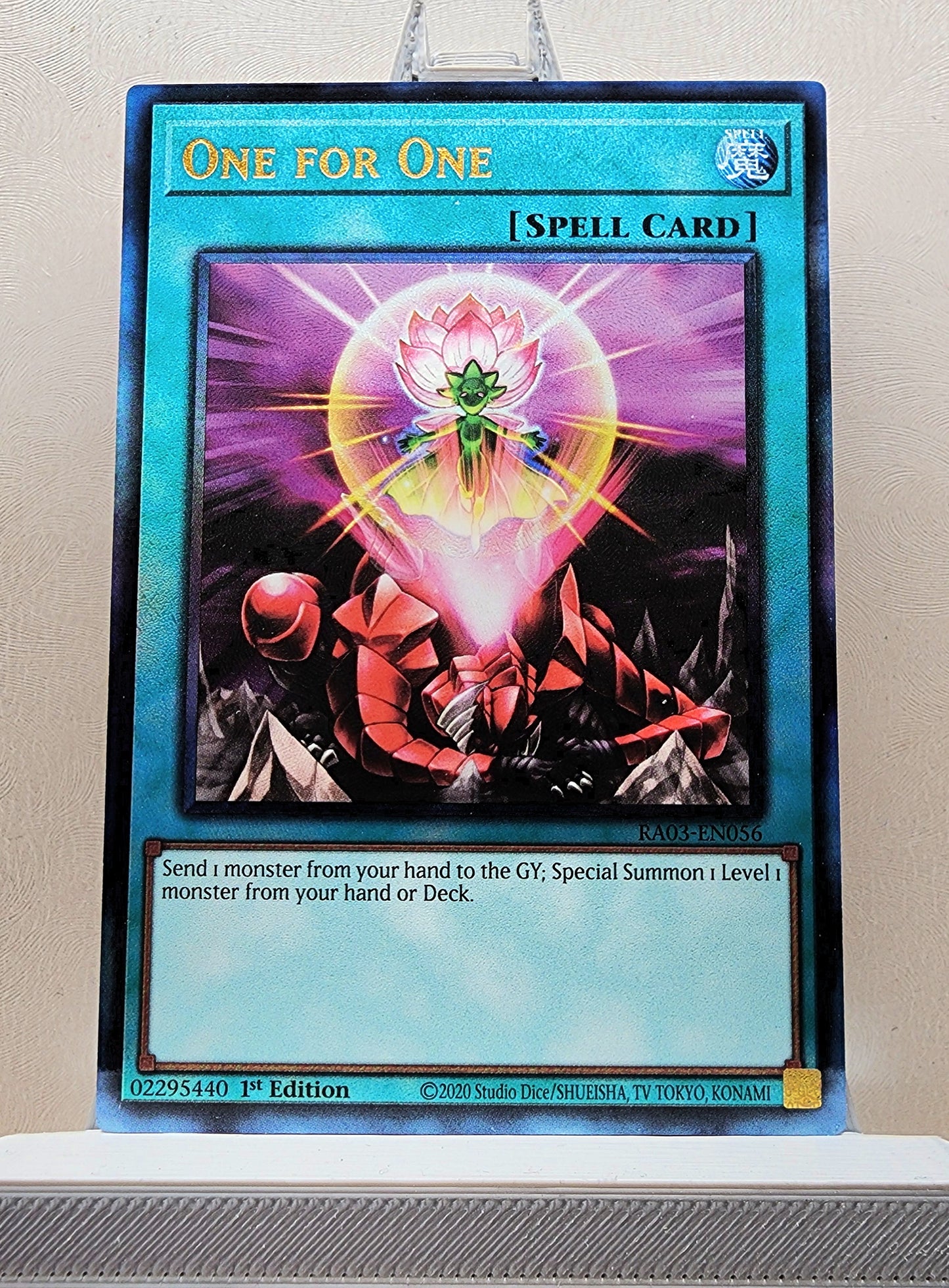 Yugioh! 1x One for One AA (RA03 - Prismatic Ultimate Rare) 1st Edition