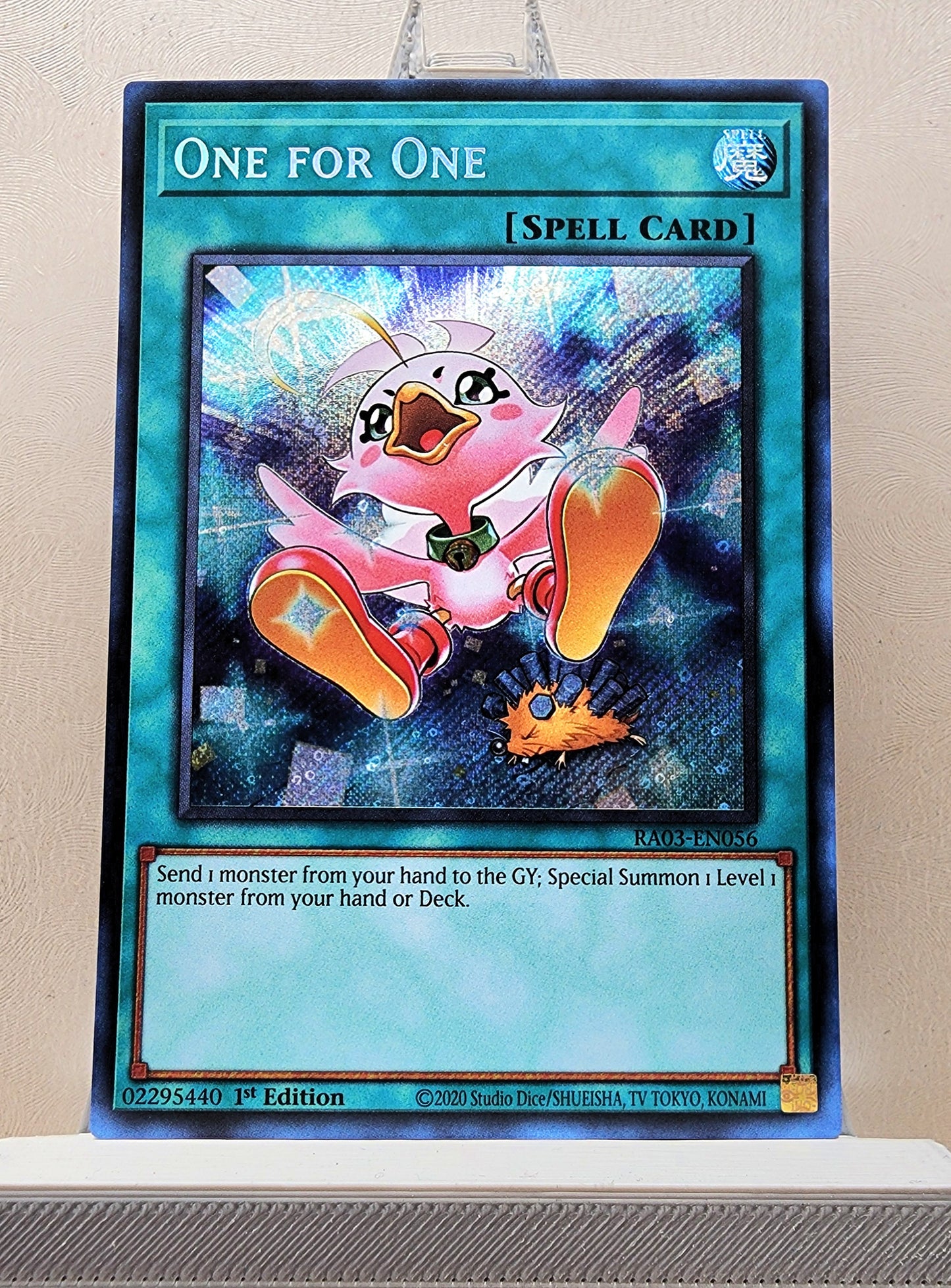 Yugioh! 1x One for One Alt Art BB (RA03 - Secret Rare) 1st Edition