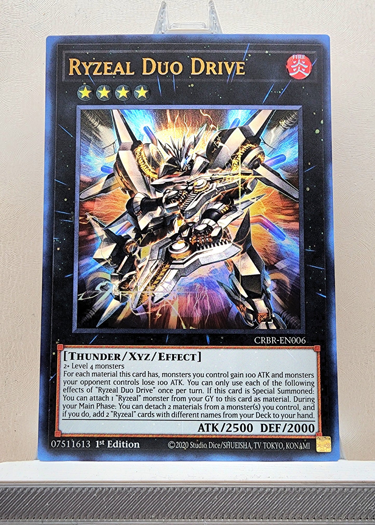 Yugioh! 1x Ryzeal Duo Drive (CRBR - Ultra Rare) 1st Edition