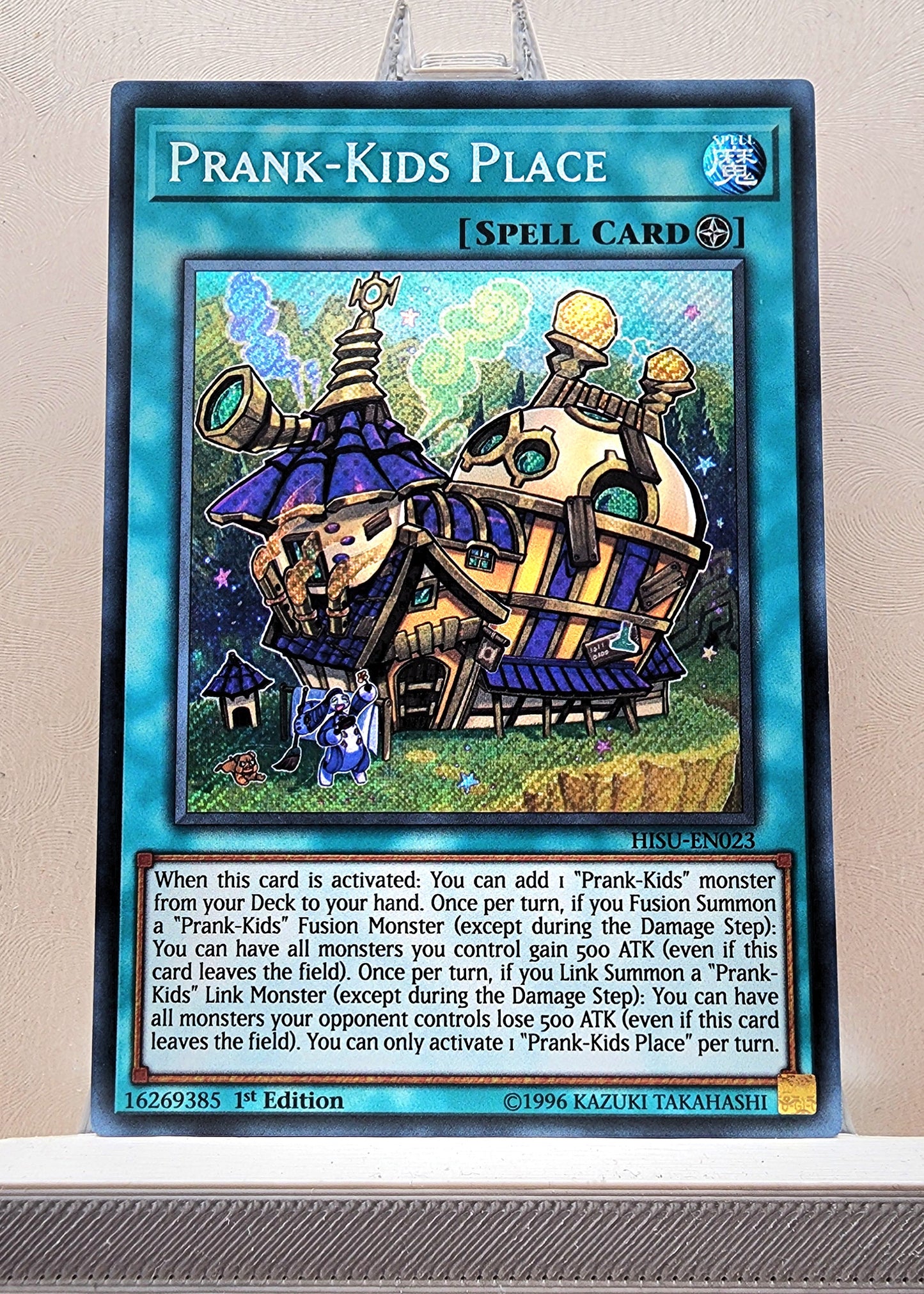 Yugioh! 1x Prank-Kids Place (HISU - Secret Rare) 1st Edition