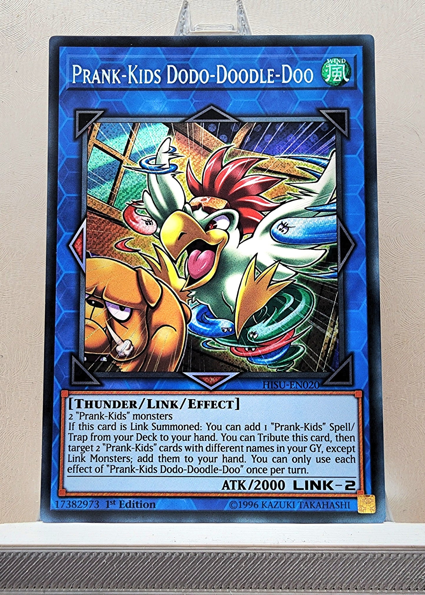 Yugioh! 1x Prank Kids Dodo Doodle Doo (HISU - Secret Rare) 1st Edition