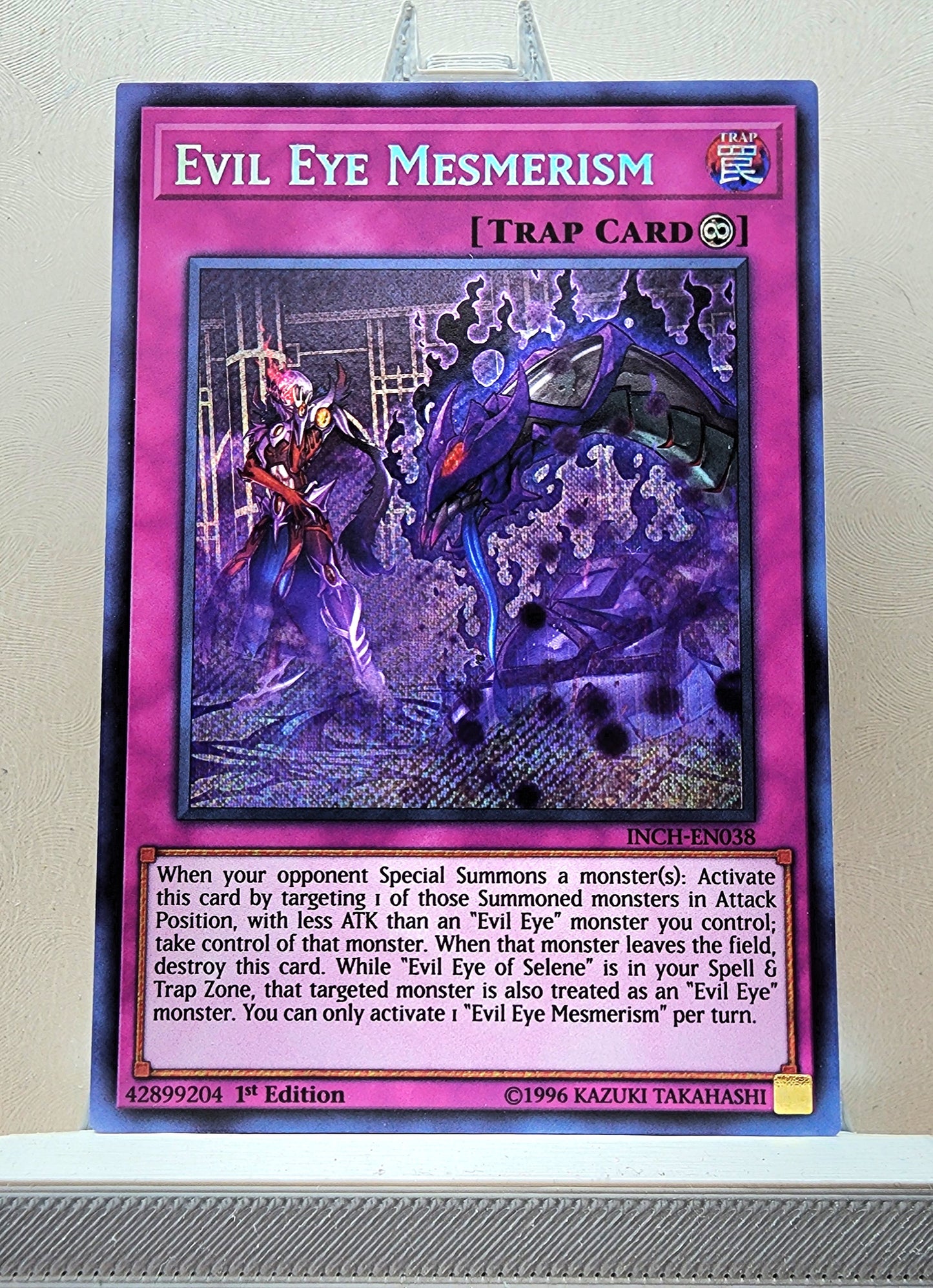 Yugioh! 1x Evil Eye Mesmerism (INCH - Secret Rare) 1st Edition