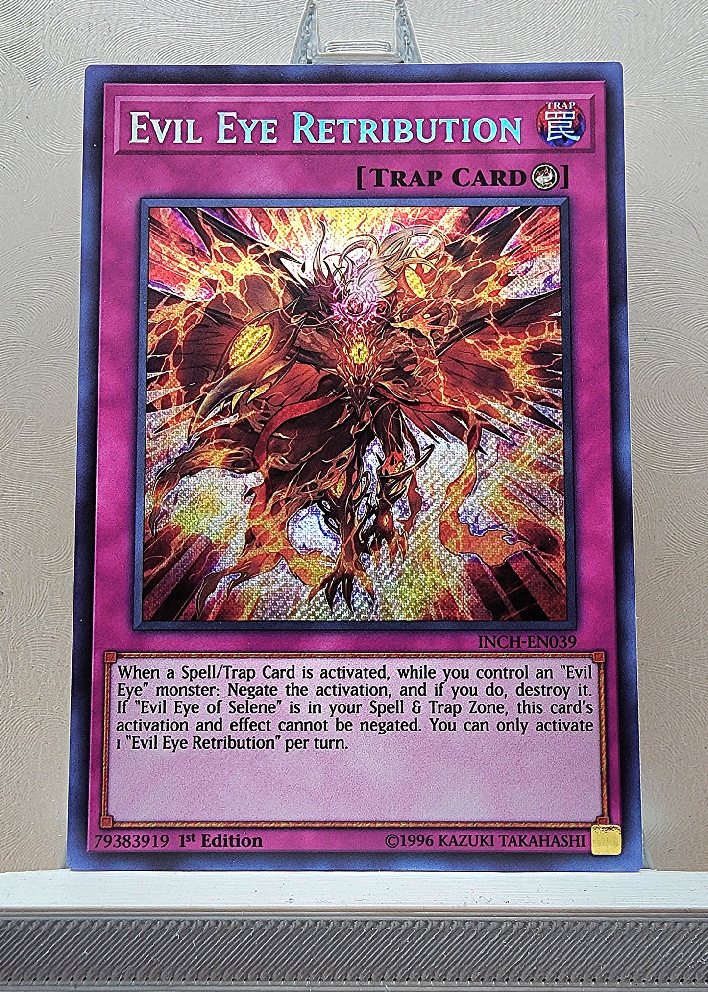 Yugioh! 1x Evil Eye Retribution (INCH - Secret Rare) 1st Edition