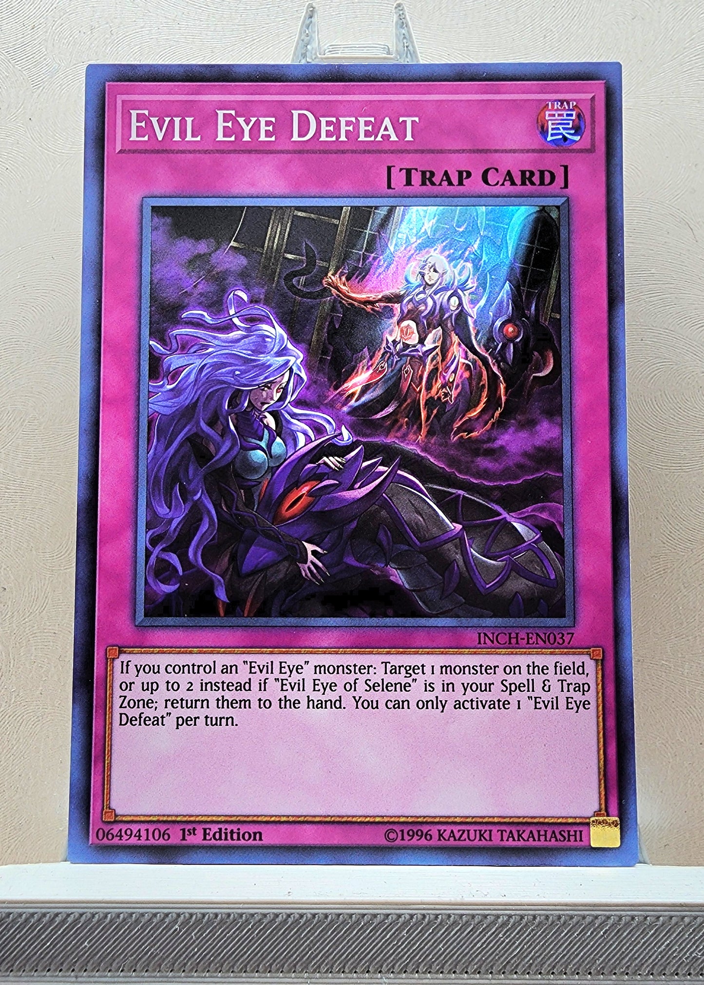 Yugioh! 1x Evil Eye Defeat (INCH - Super Rare) 1st Edition