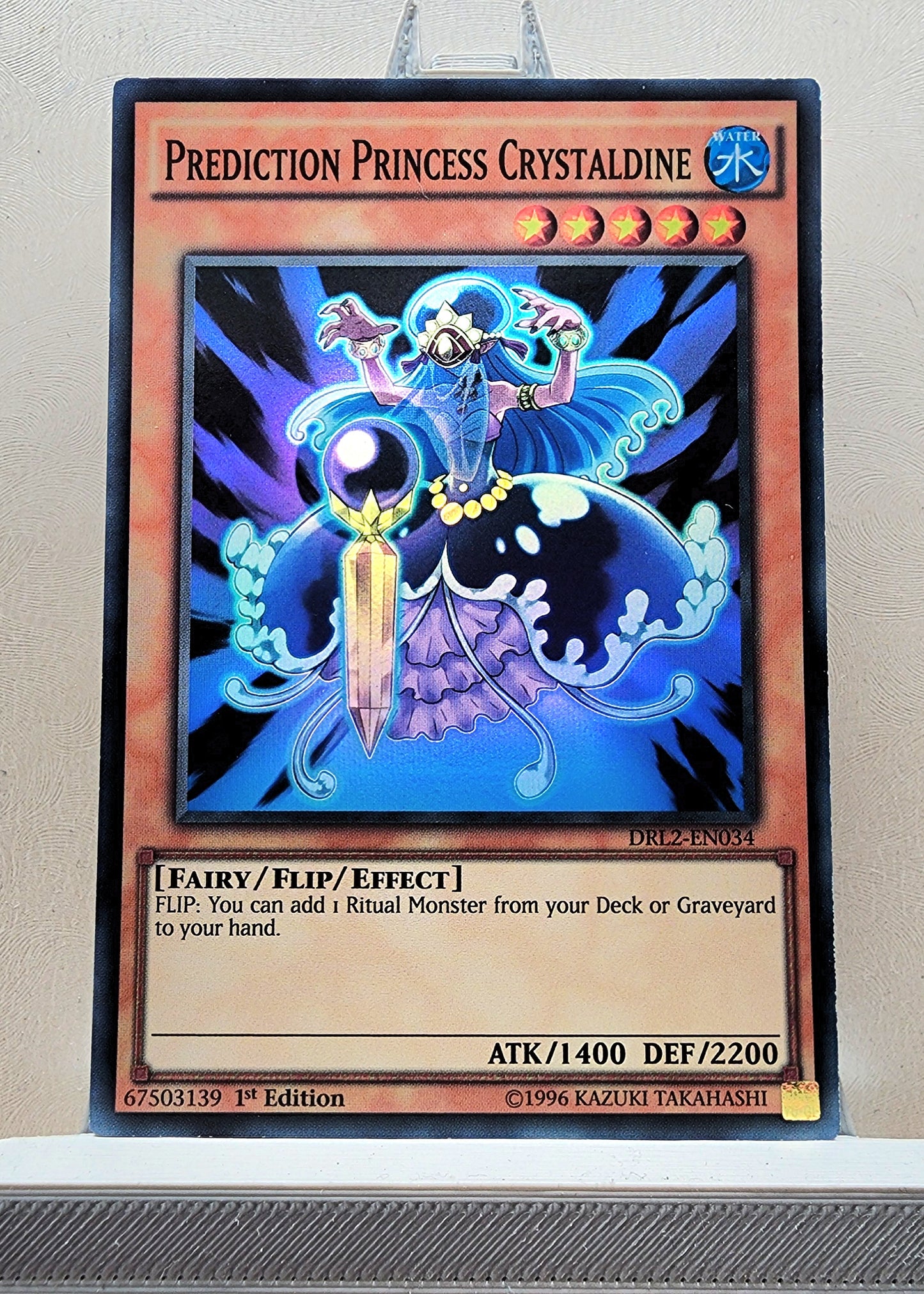 Yugioh! 1x Prediction Princess Crystaldine (DRL2 - Super Rare) 1st Edition