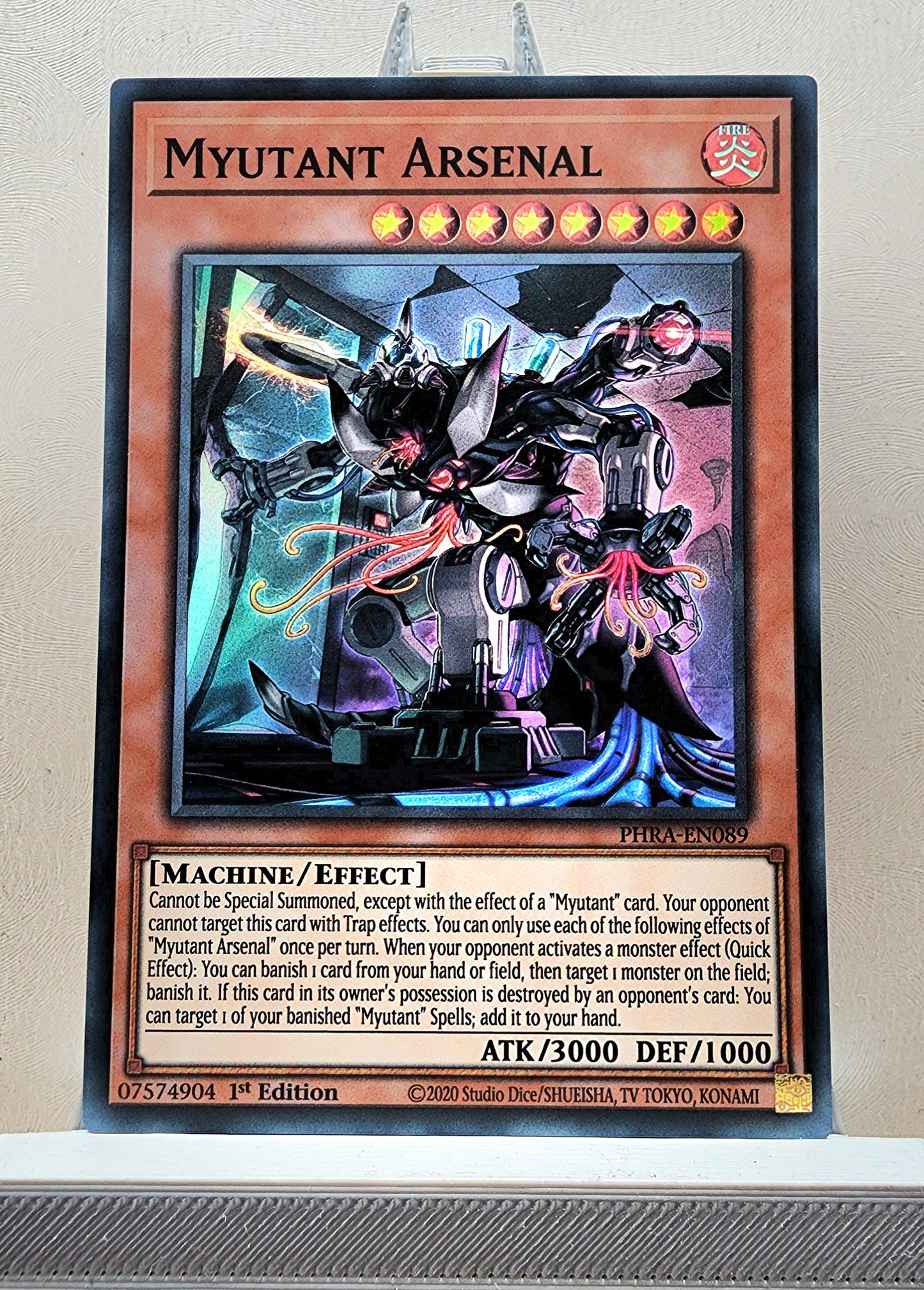 Yugioh! 1x Myutant Arsenal (PHRA - Super Rare) 1st Edition