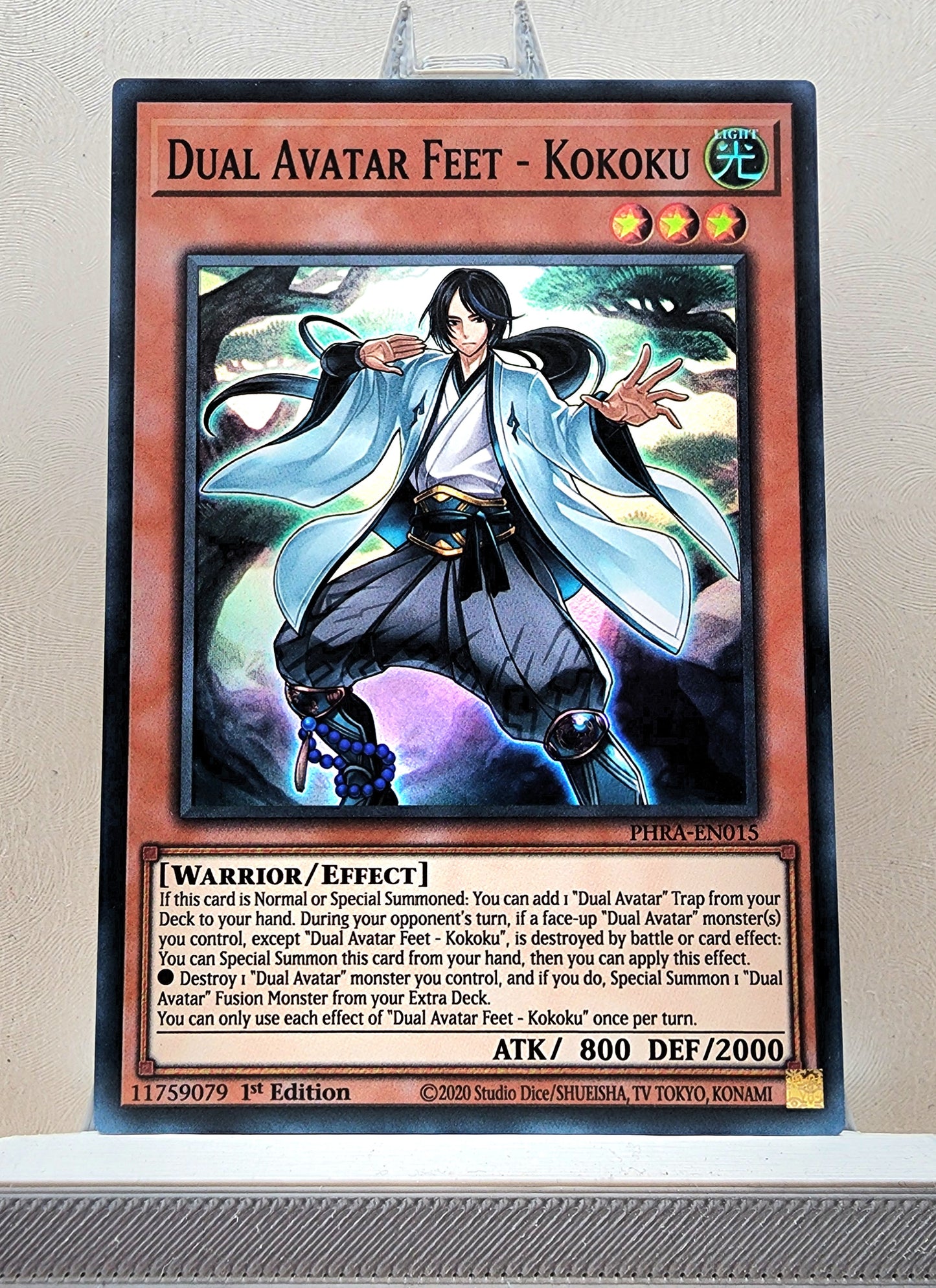 Yugioh! 1x Dual Avatar Feet - Kokoku (PHRA - Super Rare) 1st Edition