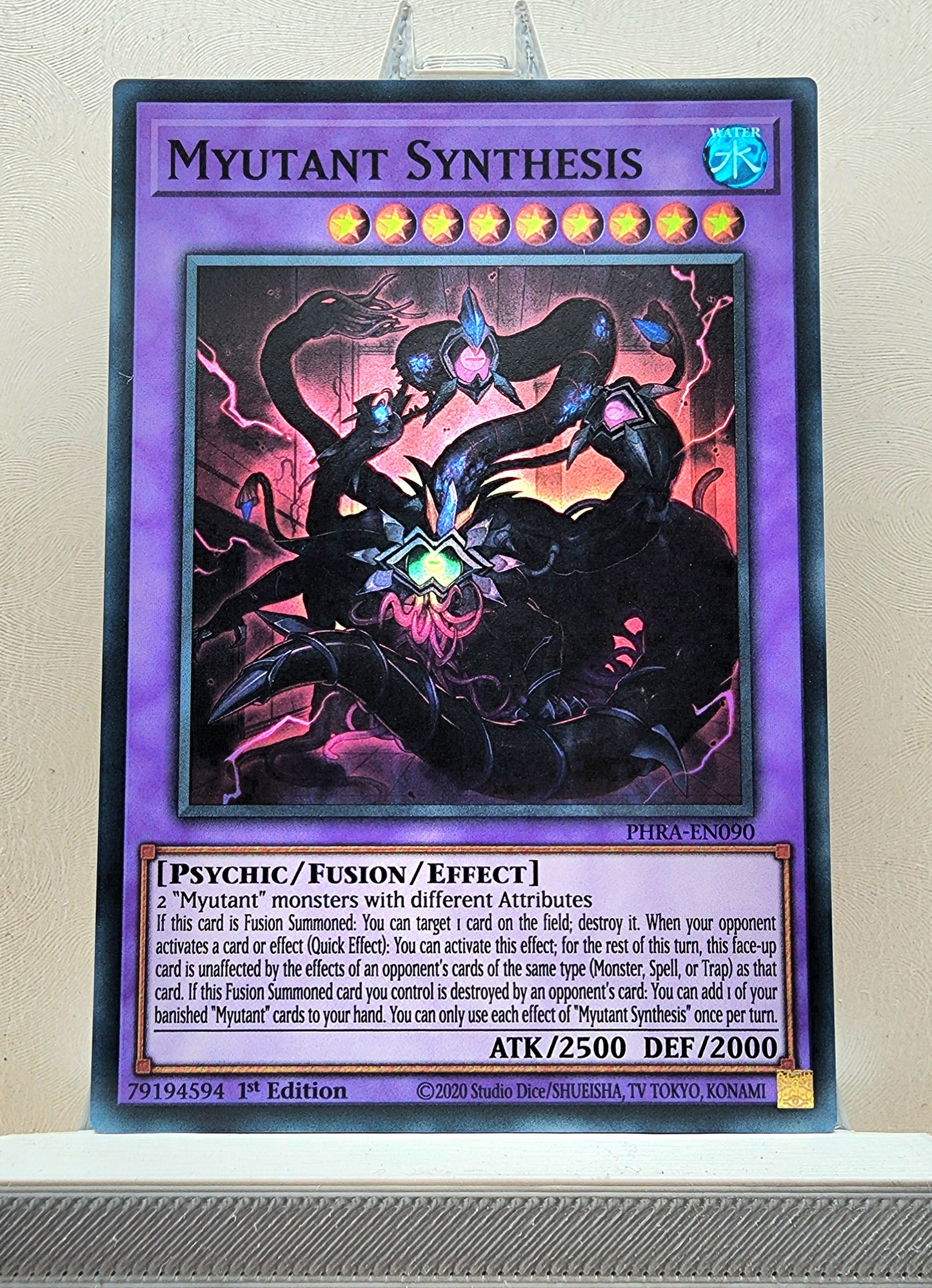 Yugioh! 1x Myutant Synthesis (PHRA - Super Rare) 1st Edition