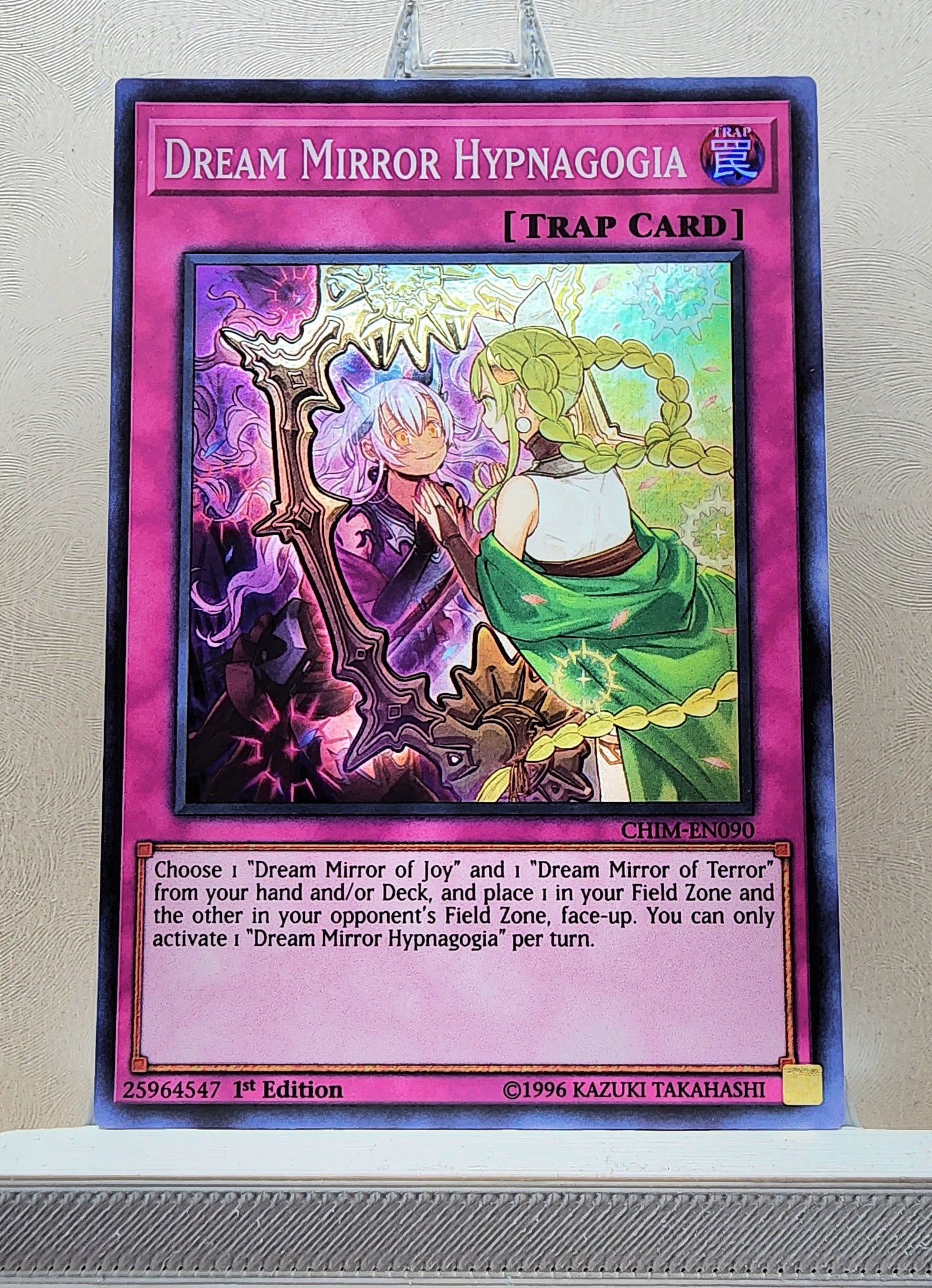 Yugioh! 1x Dream Mirror Hypnagogia (CHIM - Super Rare) 1st/Unli Edition