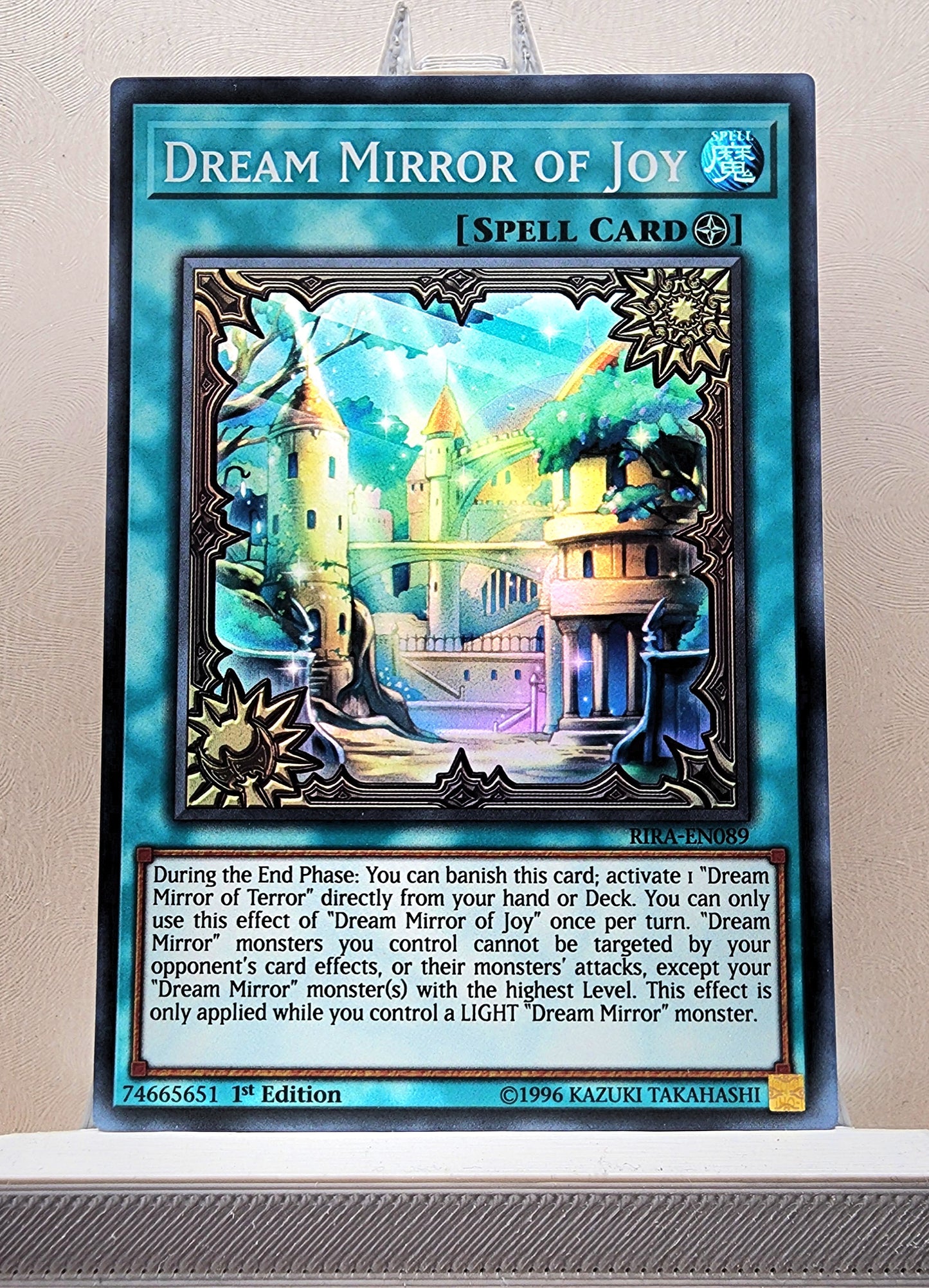 Yugioh! 1x Dream Mirror of Joy (RIRA - Super Rare) 1st/Unli Edition