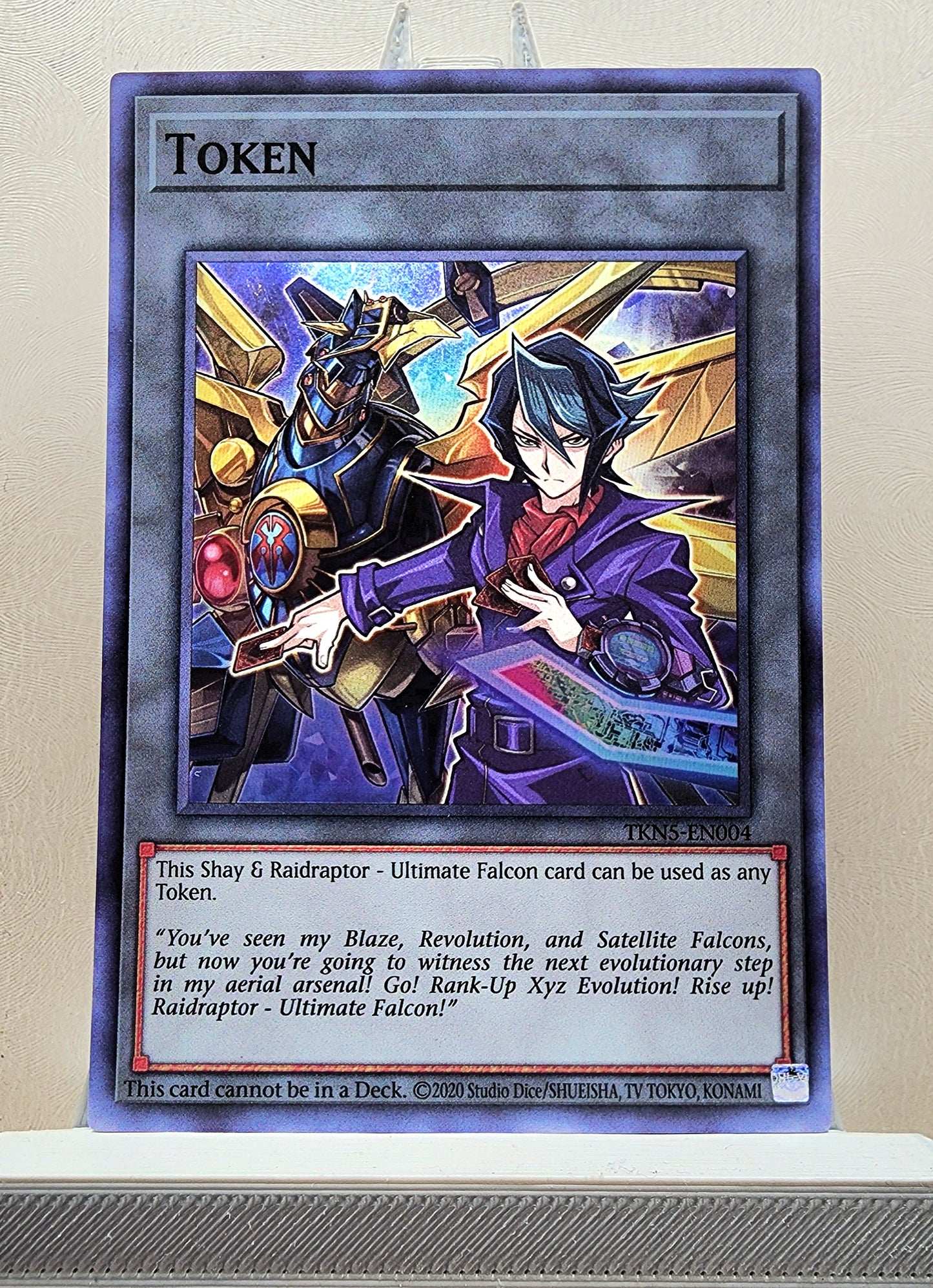 Yugioh! 1x Shay & Raidraptor Ultimate Falcon Token (TKN5 - Super Rare) Unli Edition