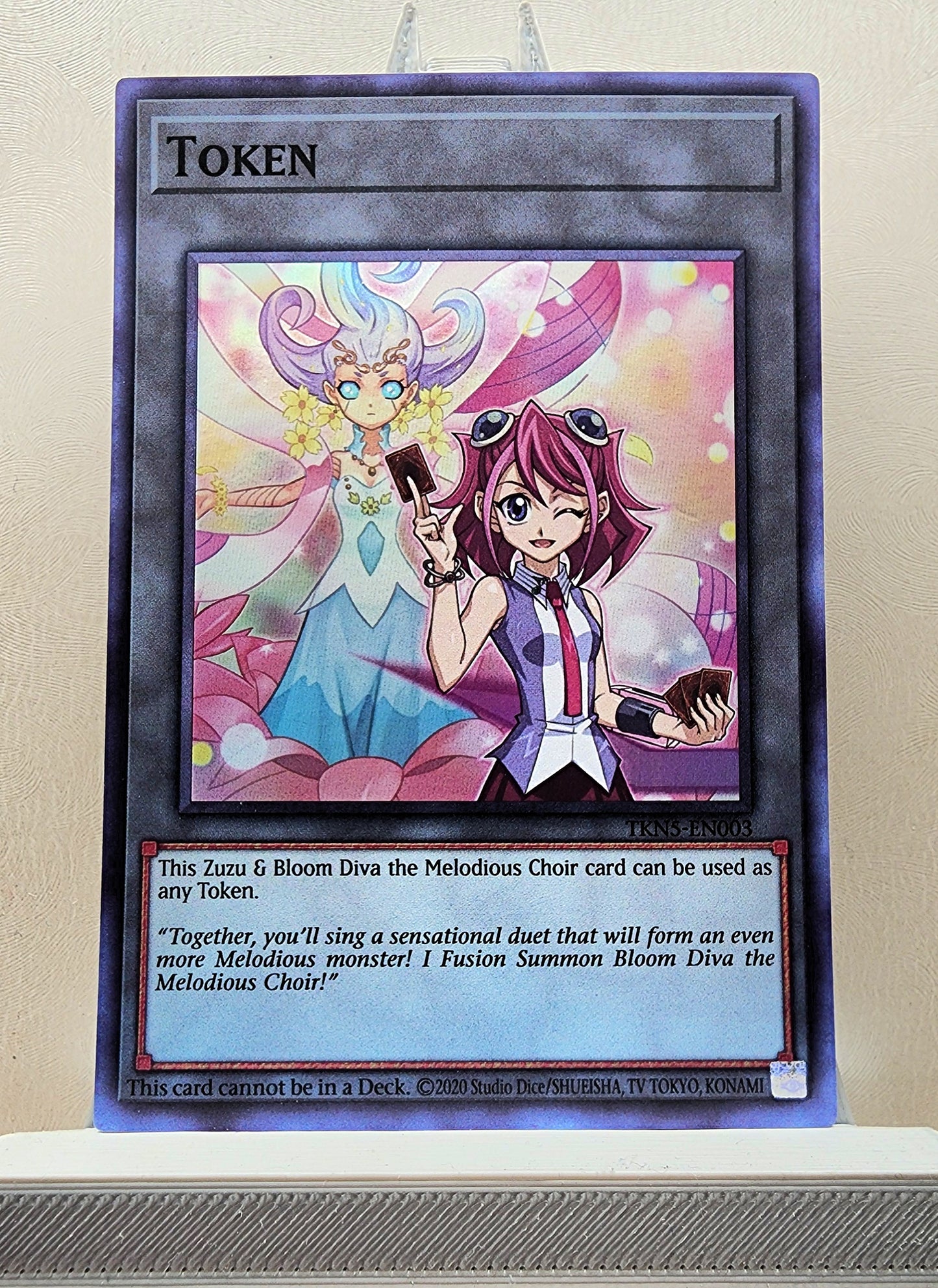 Yugioh! 1x Zuzu & Bloom Diva the Melodious Choir Token (TKN5 - Super Rare) Unli Edition