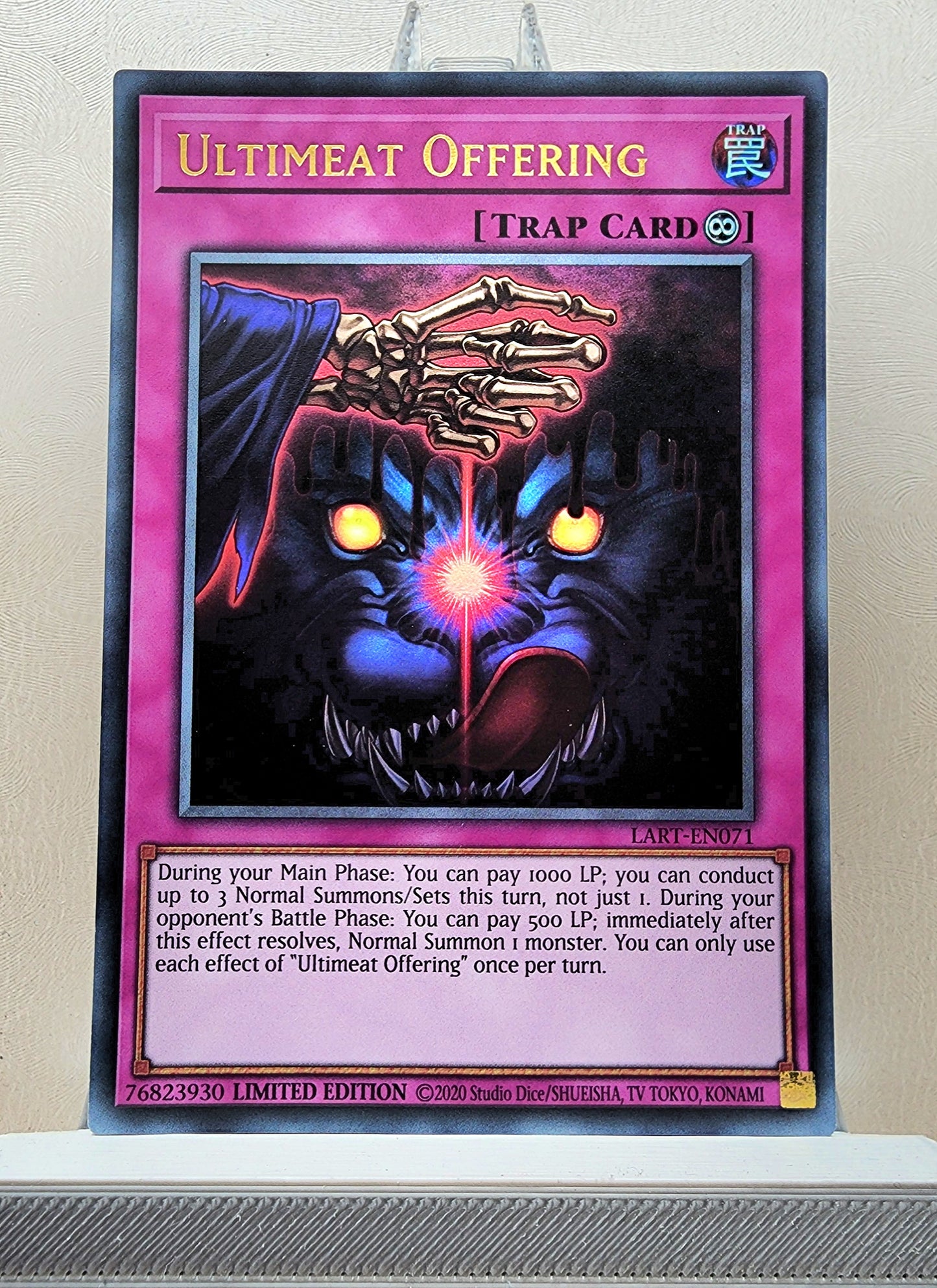 Yugioh! 1x Ultimeat Offering (LART - Ultra Rare) Limited Edition