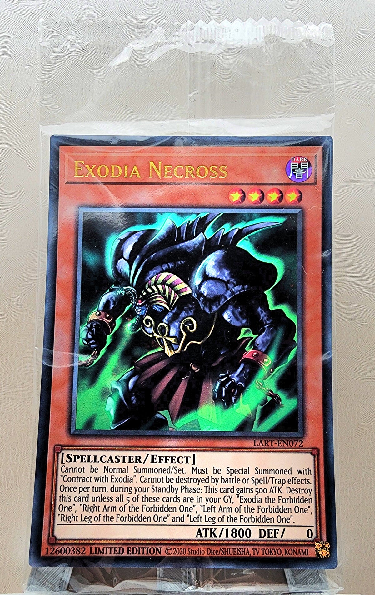 Yugioh! 1x Exodia Necross (LART - Ultra Rare) Limited Edition