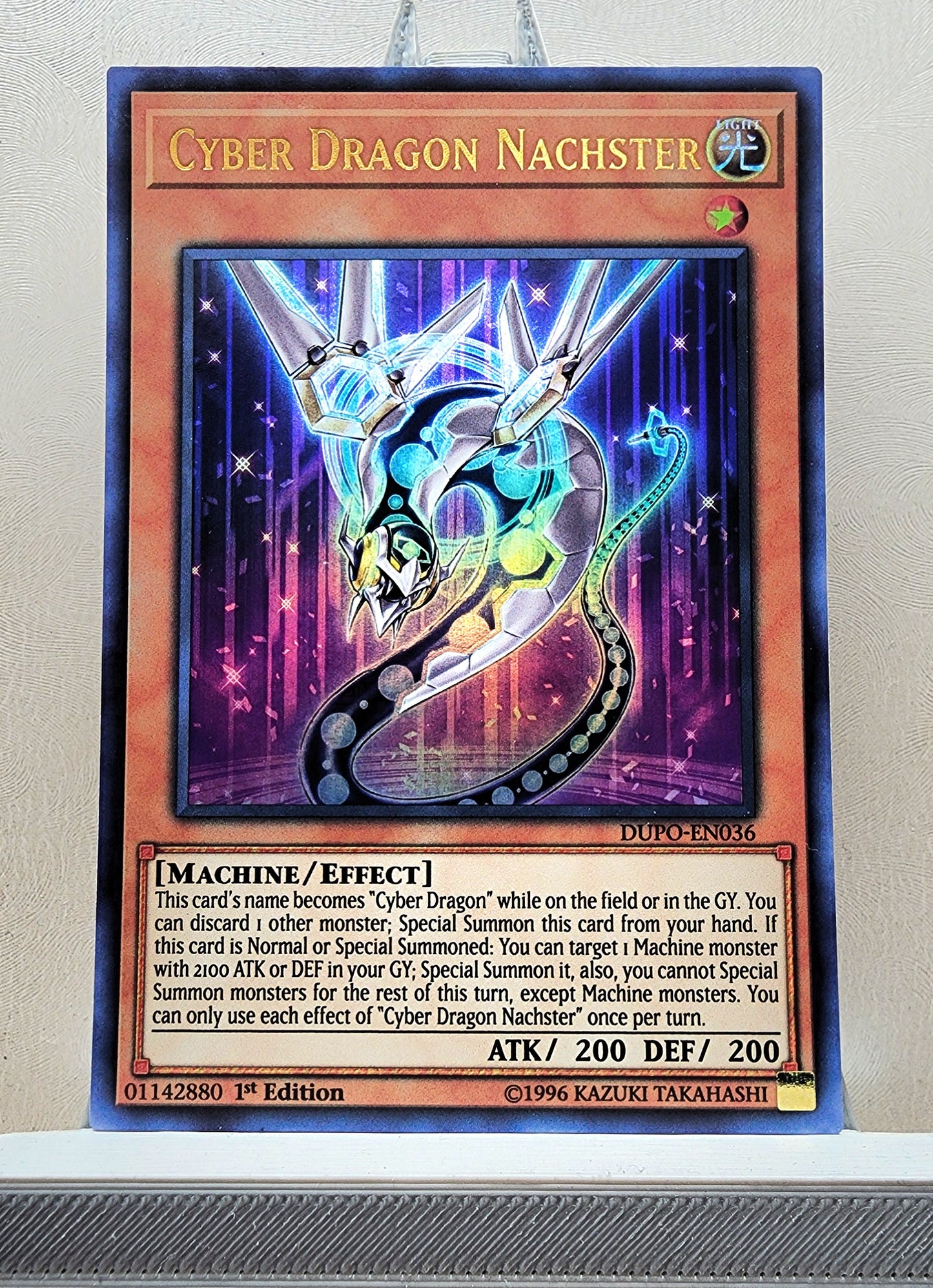 Yugioh! 1x Cyber Dragon Nachster (DUPO/LDS2 - Ultra Rare) 1st Edition