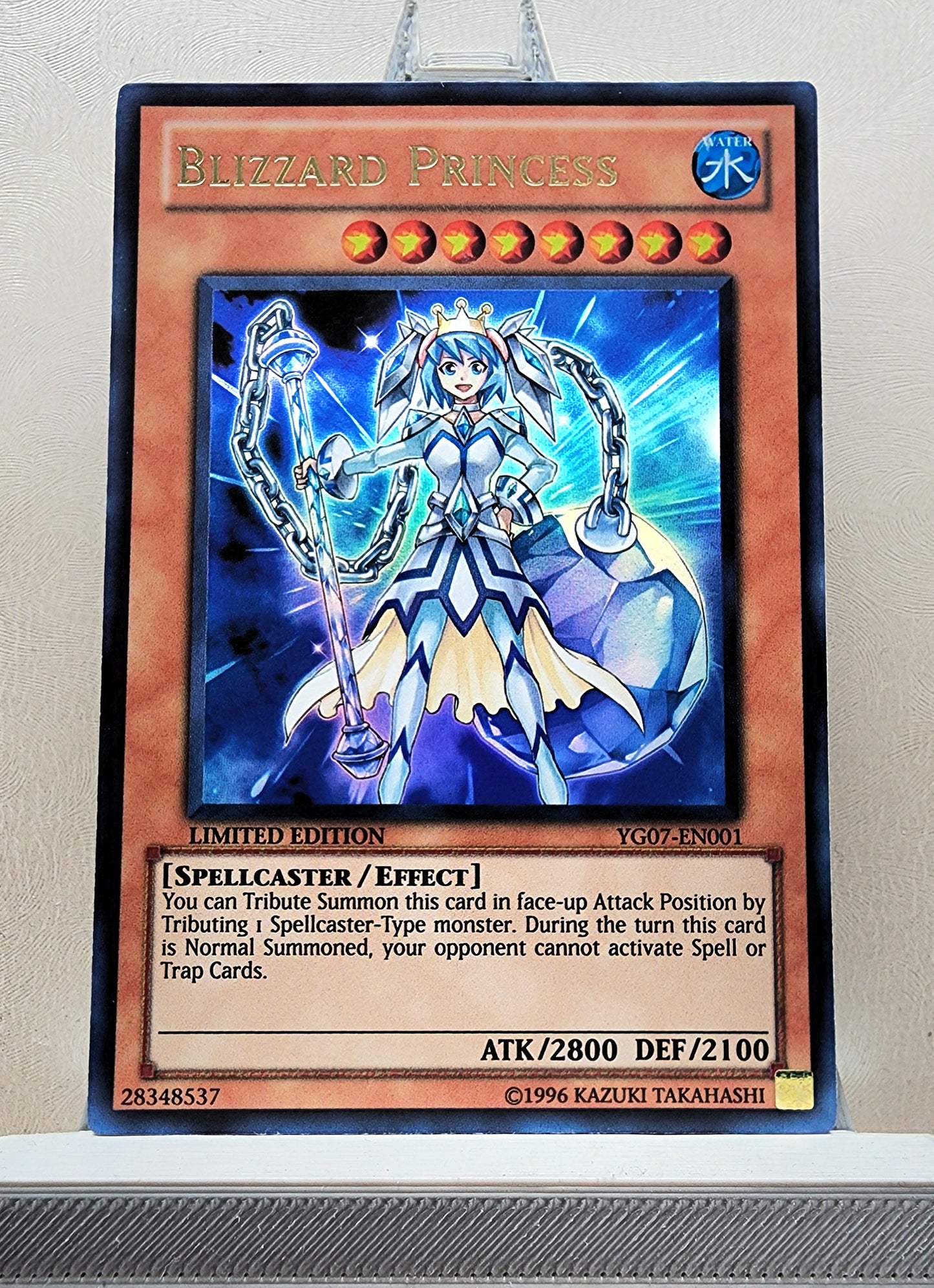 Yugioh! 1x Blizzard Princess (YG07 - Ultra Rare) Limited Edition