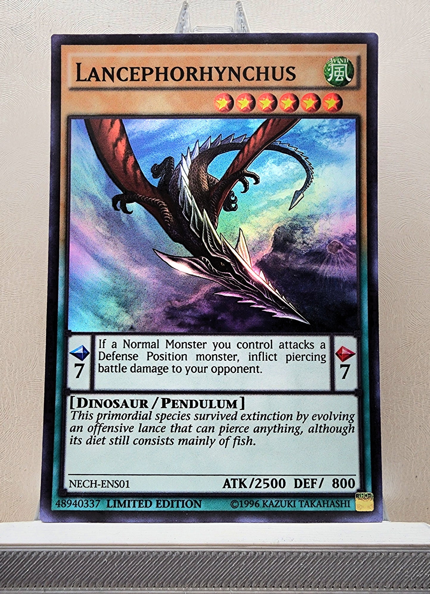 Yugioh! 1x Lancephorhynchus (NECH - Super Rare) Limited Edition