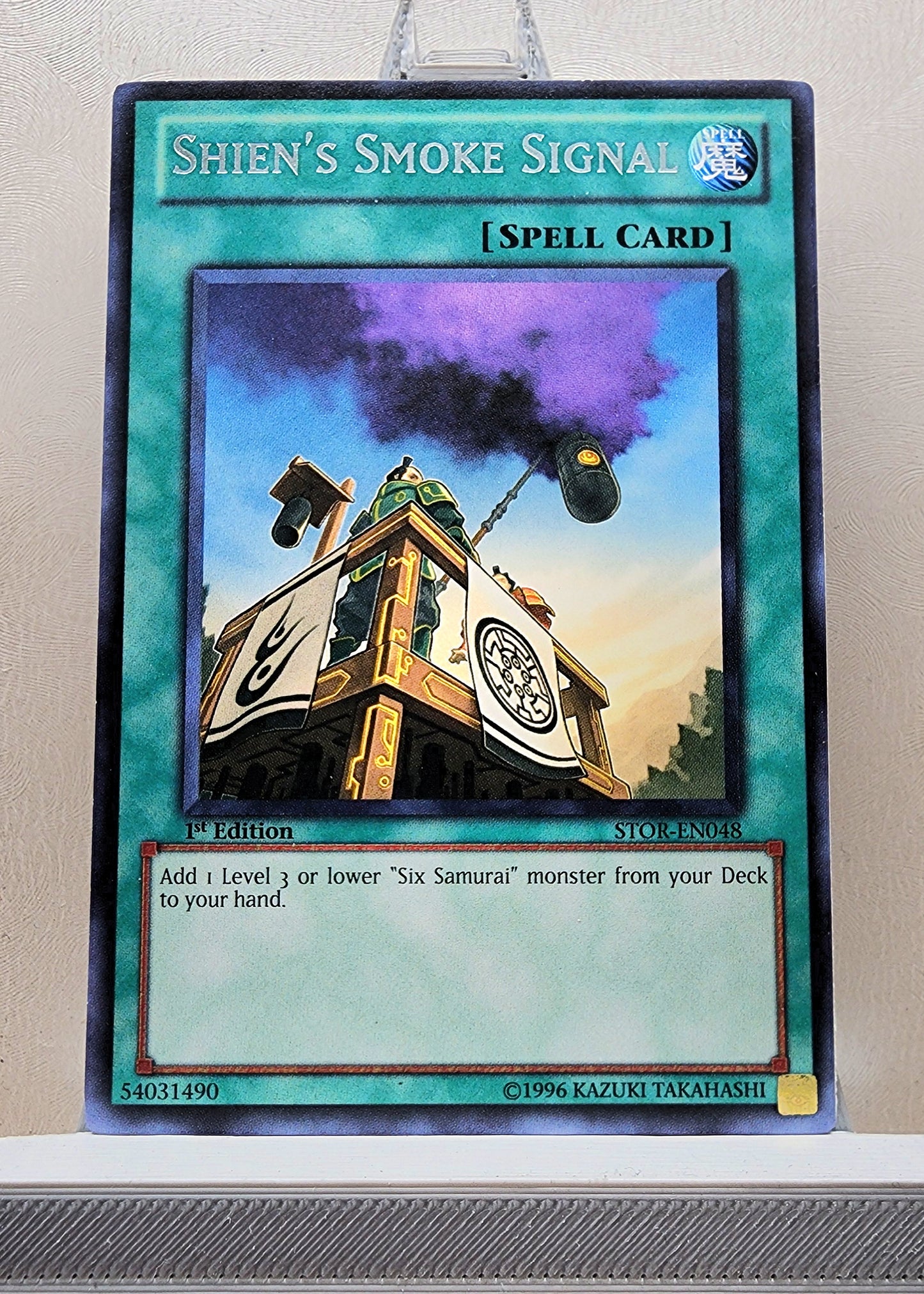 Yugioh! 1x Shien's Smoke Signal (STOR - Rare) 1st Edition