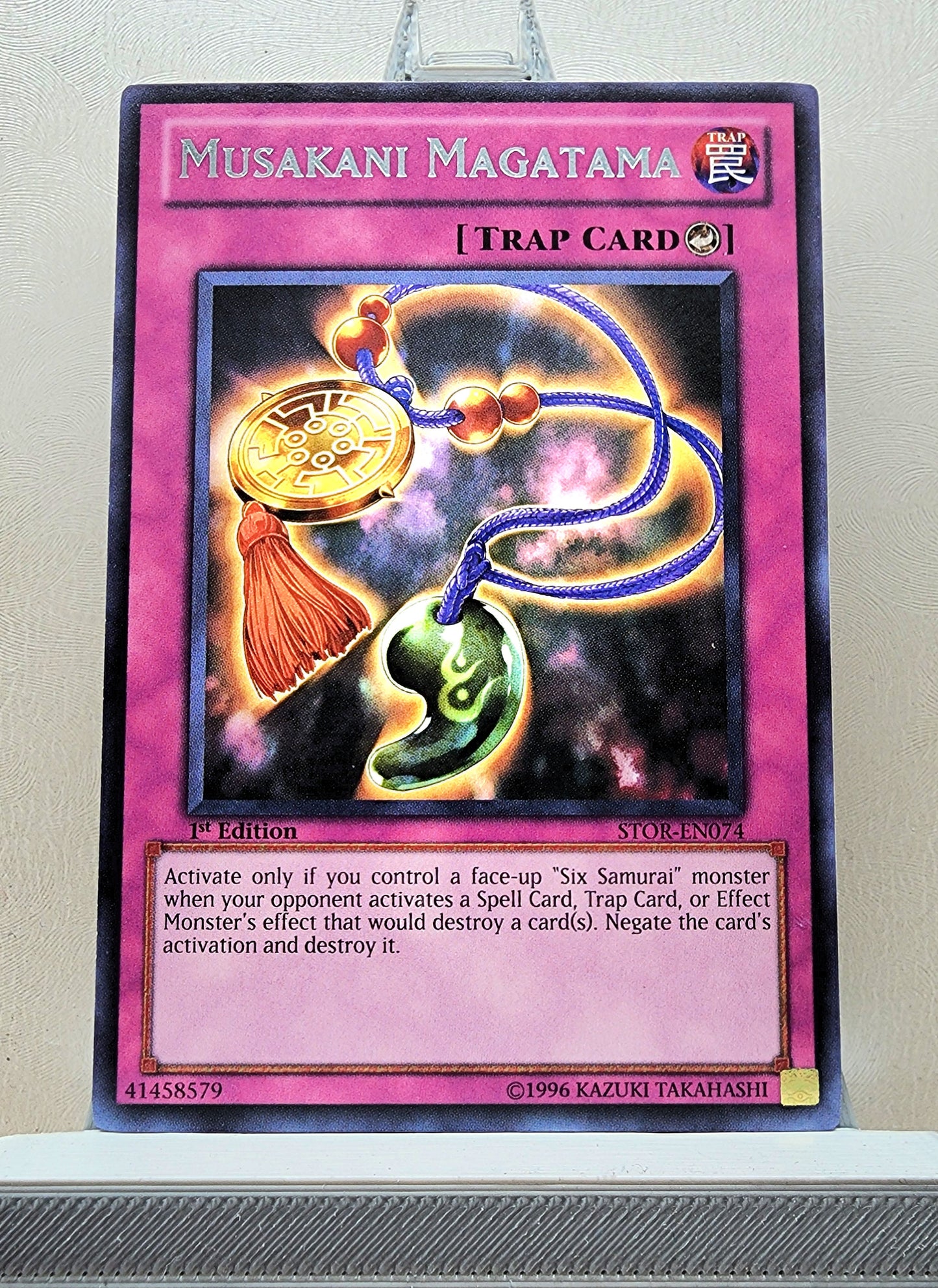 Yugioh! 1x Musakani Magatama (STOR - Rare) 1st Edition