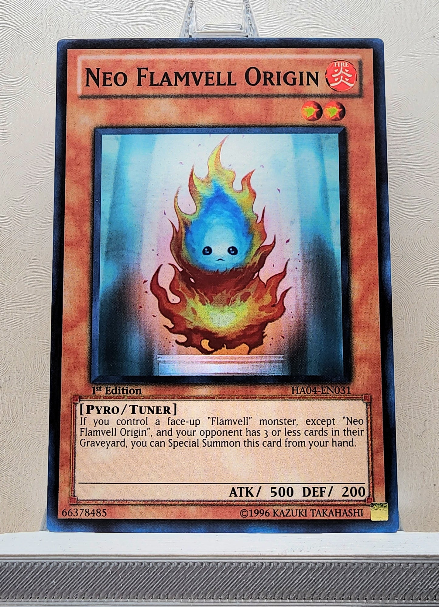 Yugioh! 1x Neo Flamvell Origin (HA04 - Super Rare) 1st Edition