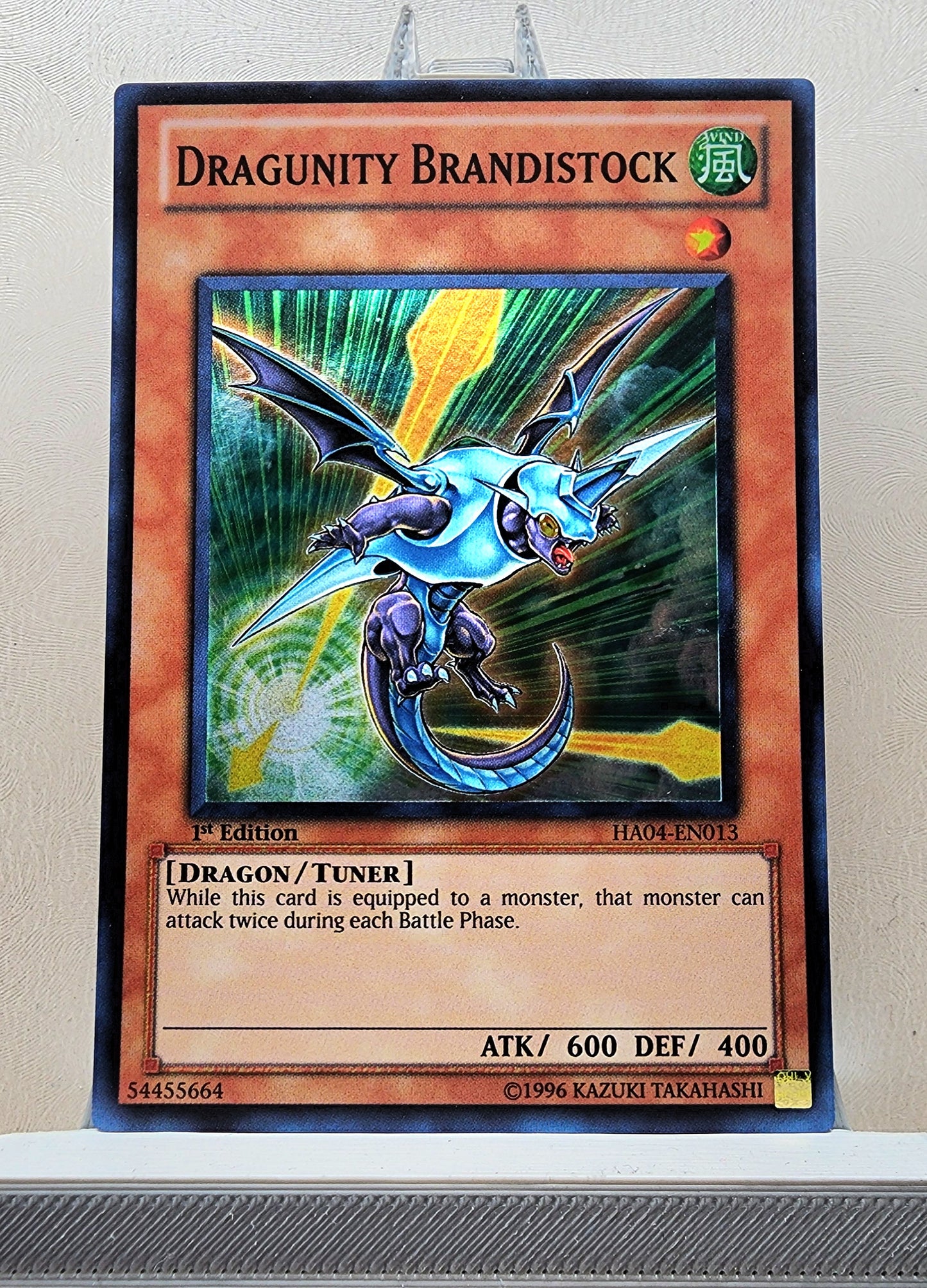 Yugioh! 1x Dragunity Brandistock (HA04 - Super Rare) 1st Edition