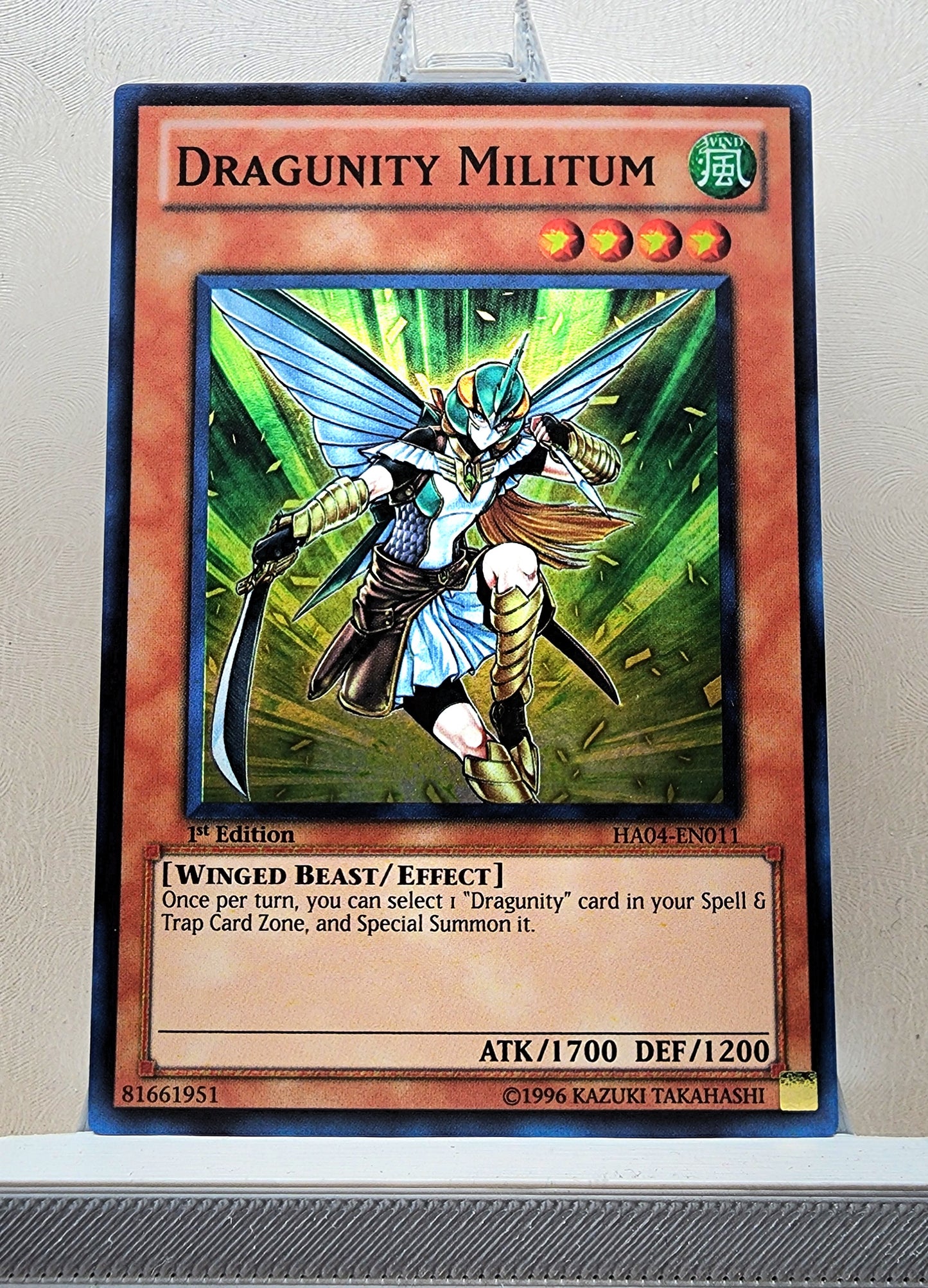 Yugioh! 1x Dragunity Militum (HA04 - Super Rare) 1st Edition