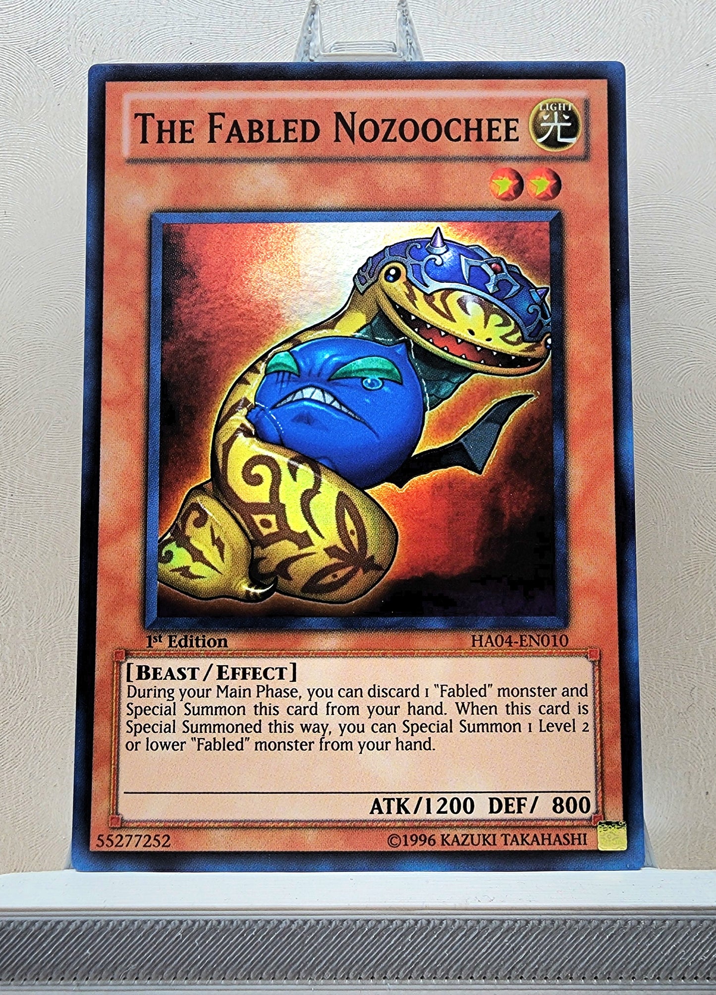 Yugioh! 1x The Fabled Nozoochee (HA04 - Super Rare) 1st Edition
