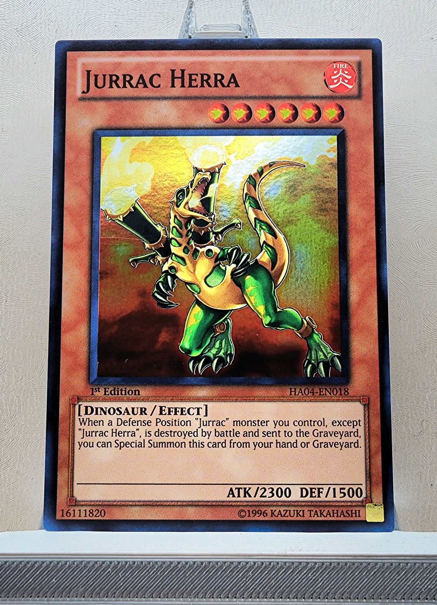 Yugioh! 1x Jurrac Herra (HA04 - Super Rare) 1st/Unli Edition
