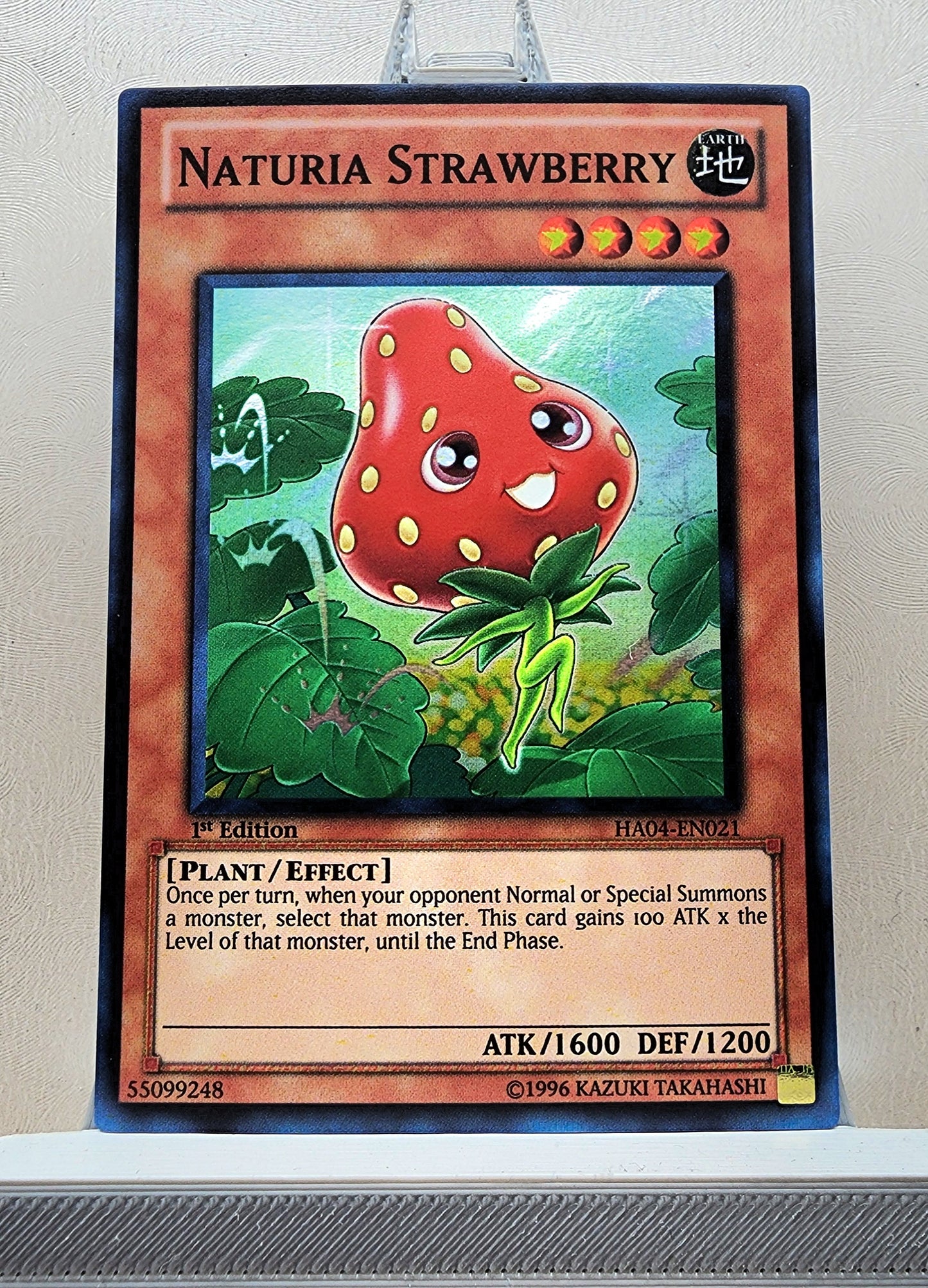 Yugioh! 1x Naturia Strawberry (HA04 - Super Rare) 1st Edition