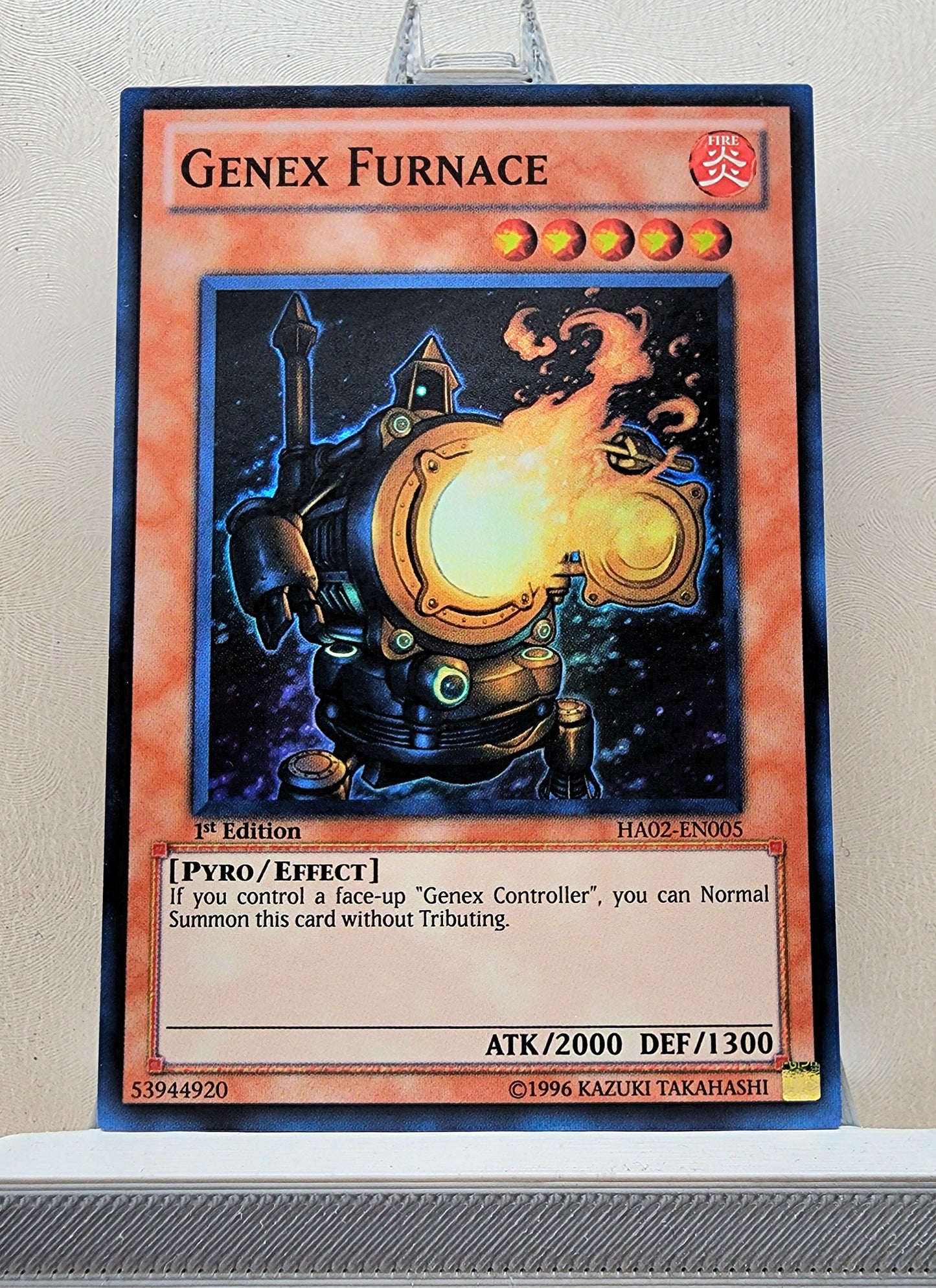 Yugioh! 1x Genex Furnace (HA02 - Super Rare) 1st Edition