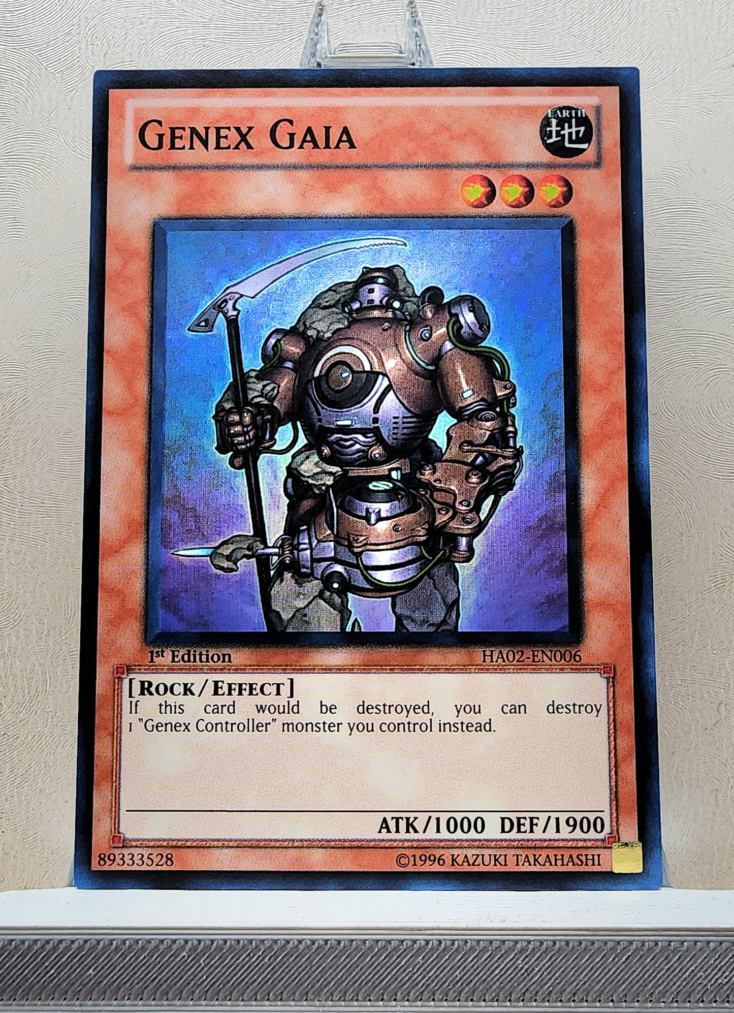 Yugioh! 1x Genex Gaia (HA02 - Super Rare) 1st Edition