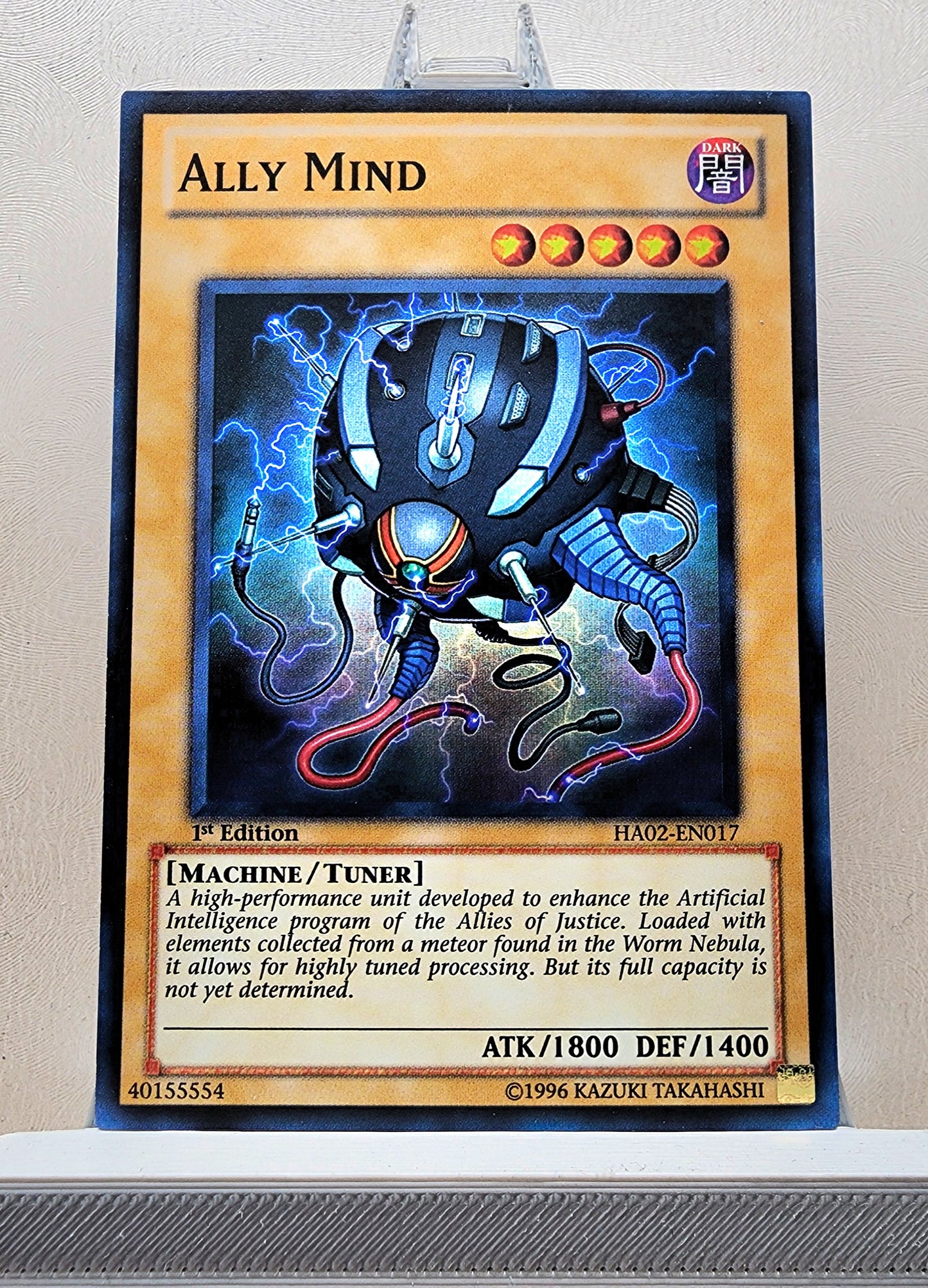 Yugioh! 1x Ally Mind (HA02 - Super Rare) 1st Edition