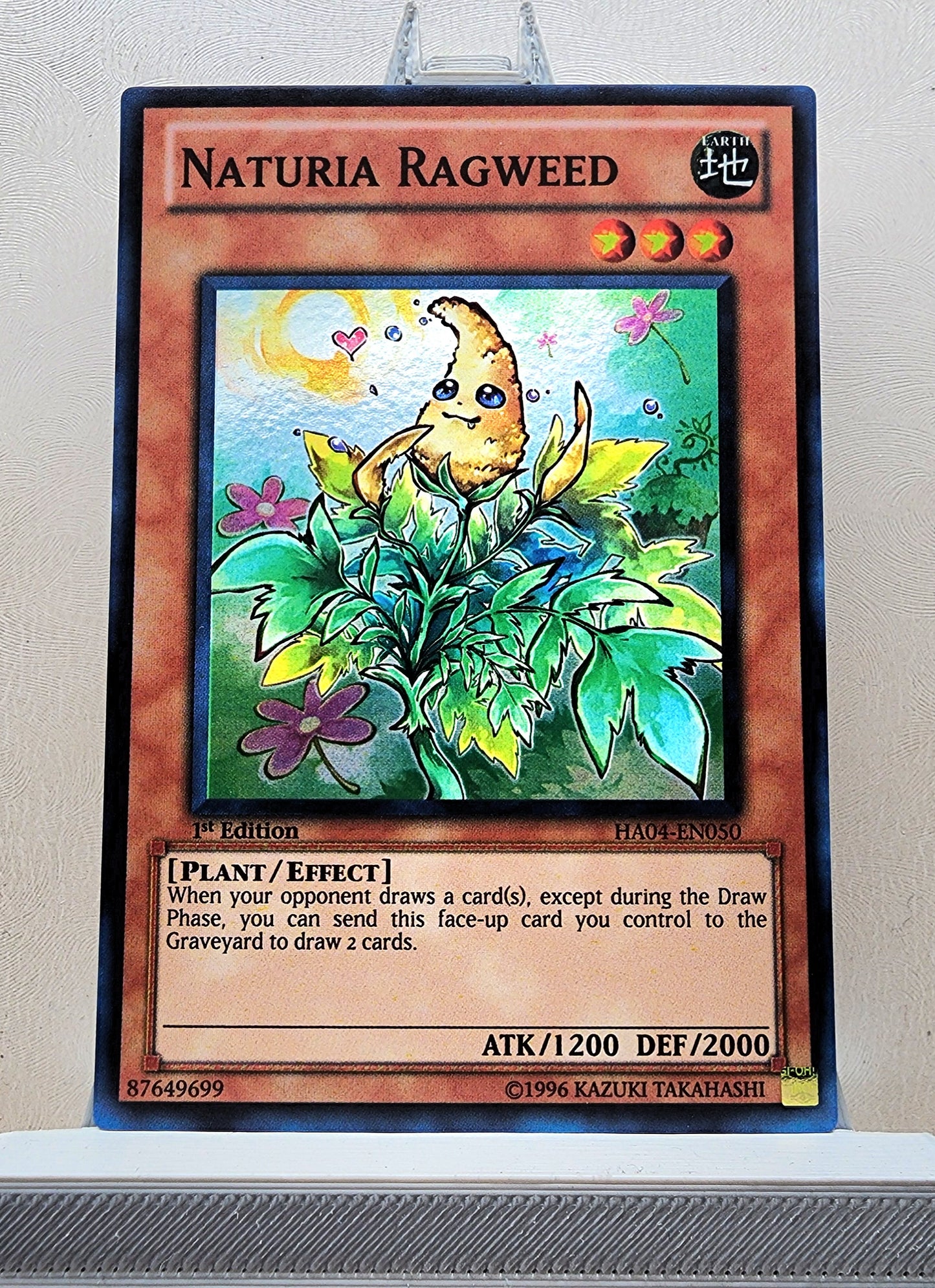 Yugioh! 1x Naturia Ragweed (HA04 - Super Rare) 1st Edition