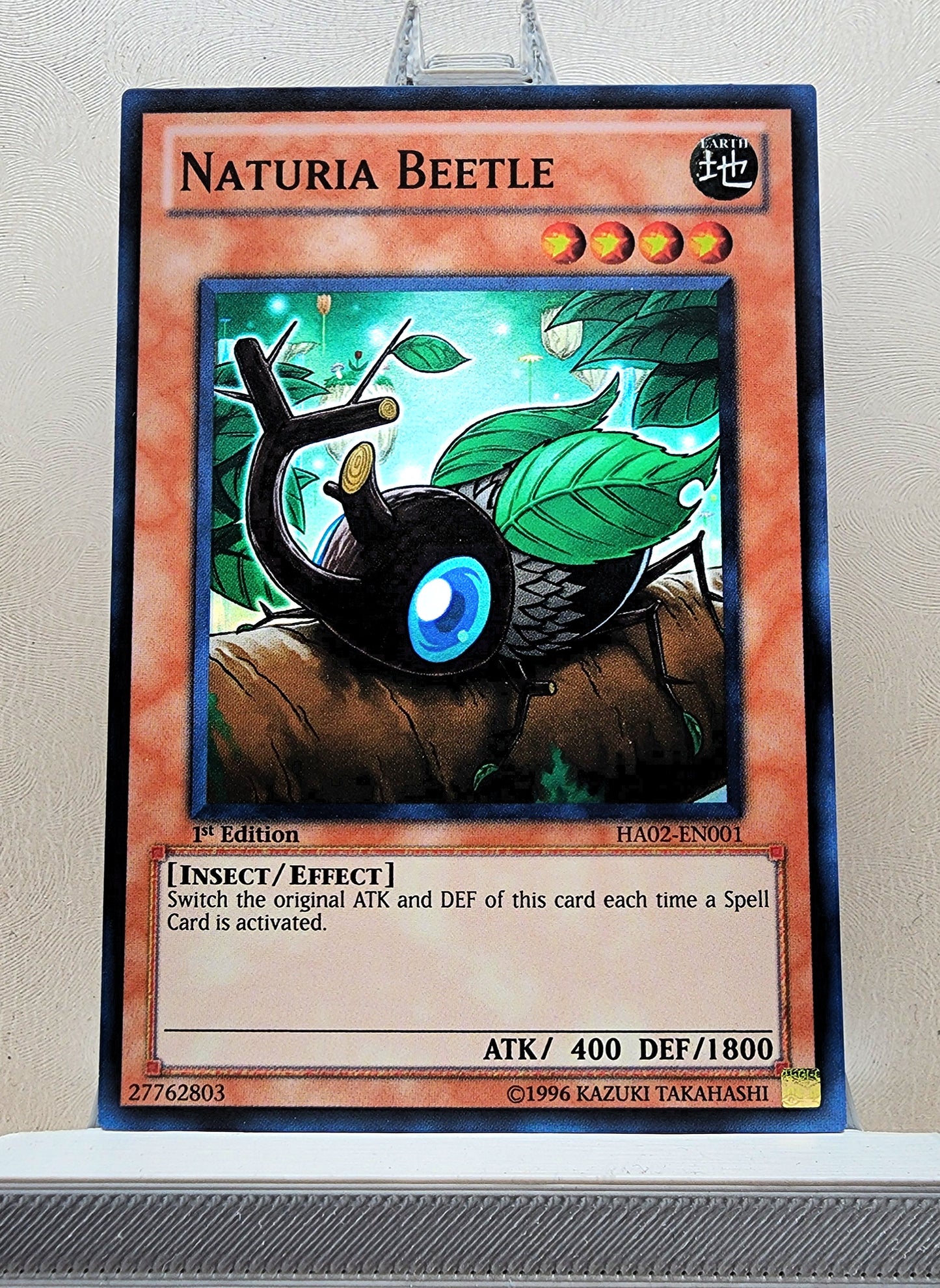 Yugioh! 1x Naturia Beetle (HA02 - Super Rare) 1st Edition