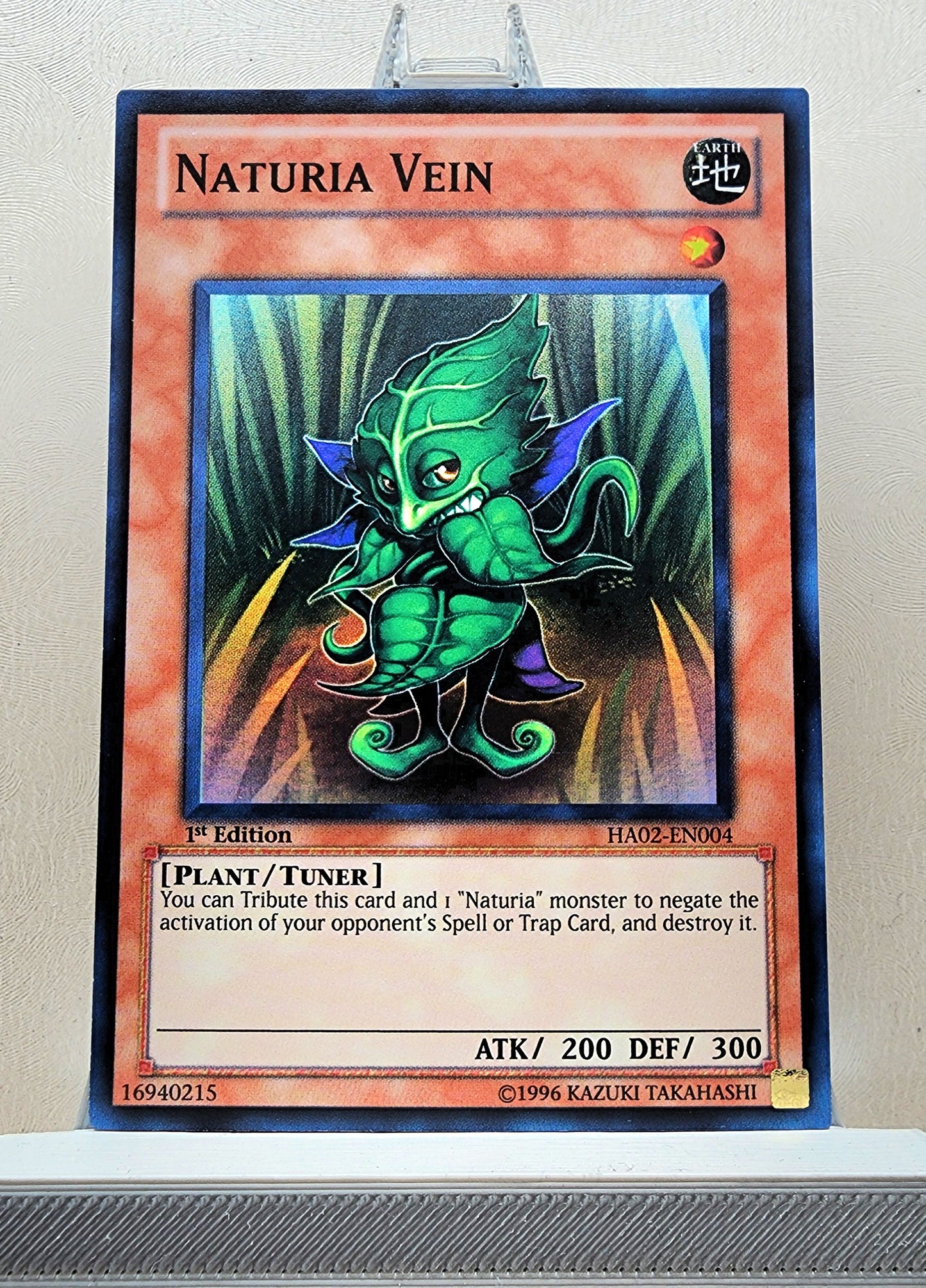 Yugioh! 1x Naturia Vein (HA02 - Super Rare) 1st Edition