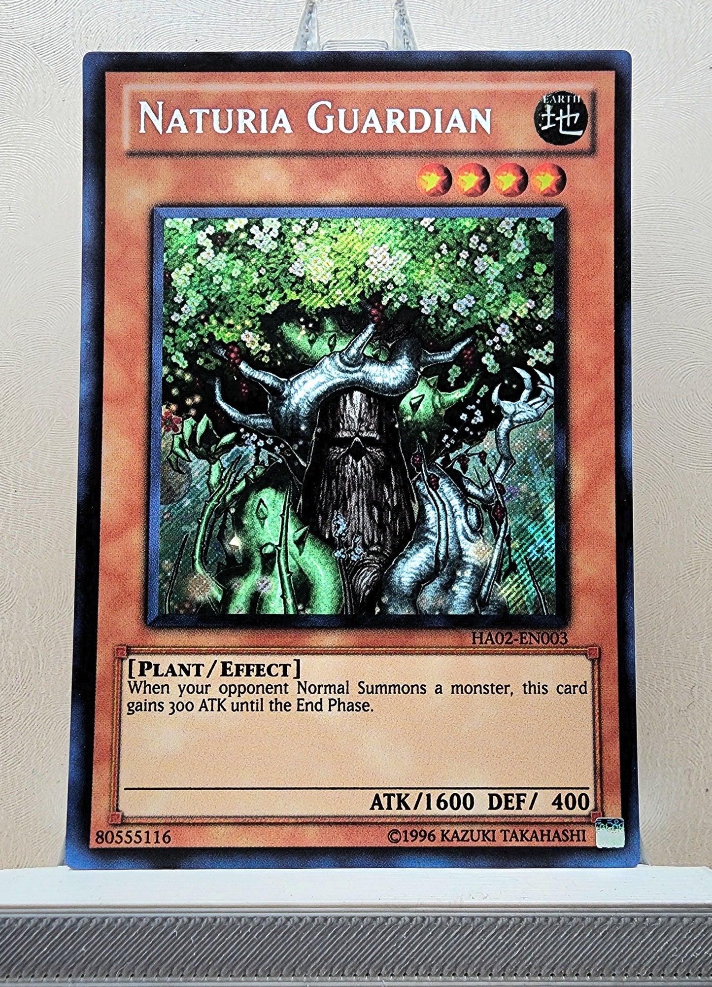 Yugioh! 1x Naturia Guardian (HA02 - Secret Rare) 1st/Unli Edition