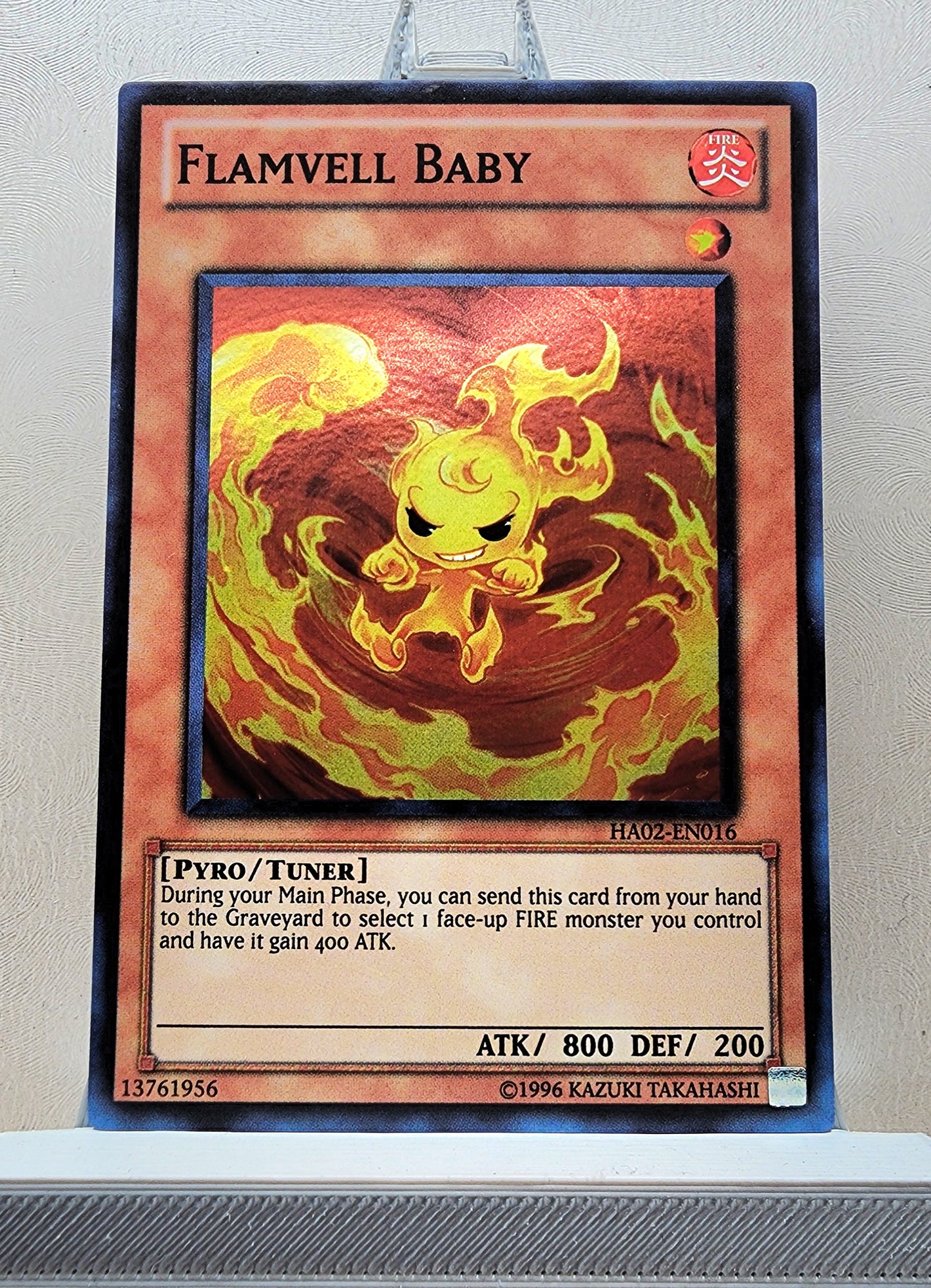 Yugioh! 1x Flamvell Baby (HA02 - Super Rare) 1st/Unli Edition