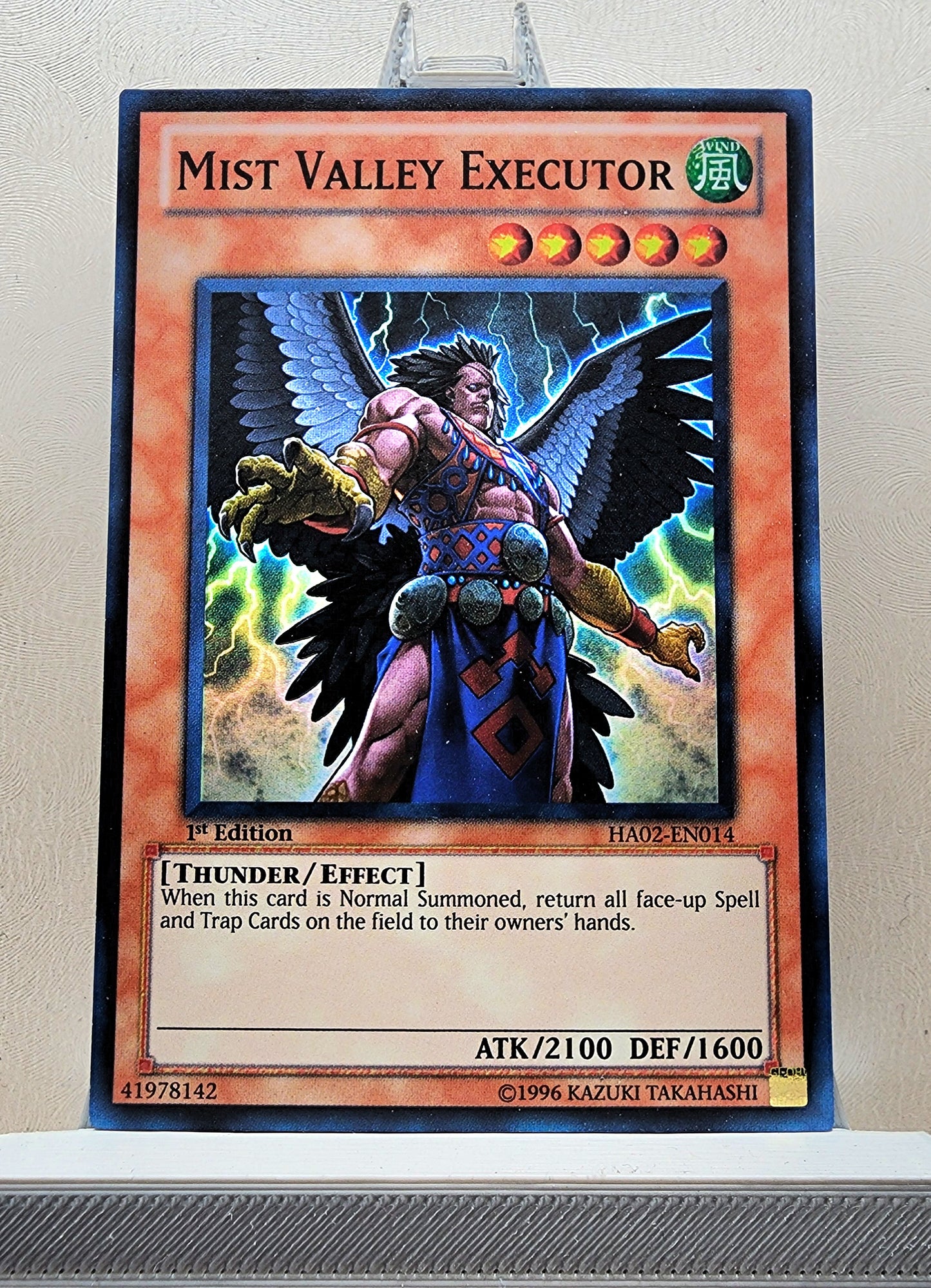 Yugioh! 1x Mist Valley Executor (HA02 - Super Rare) 1st Edition